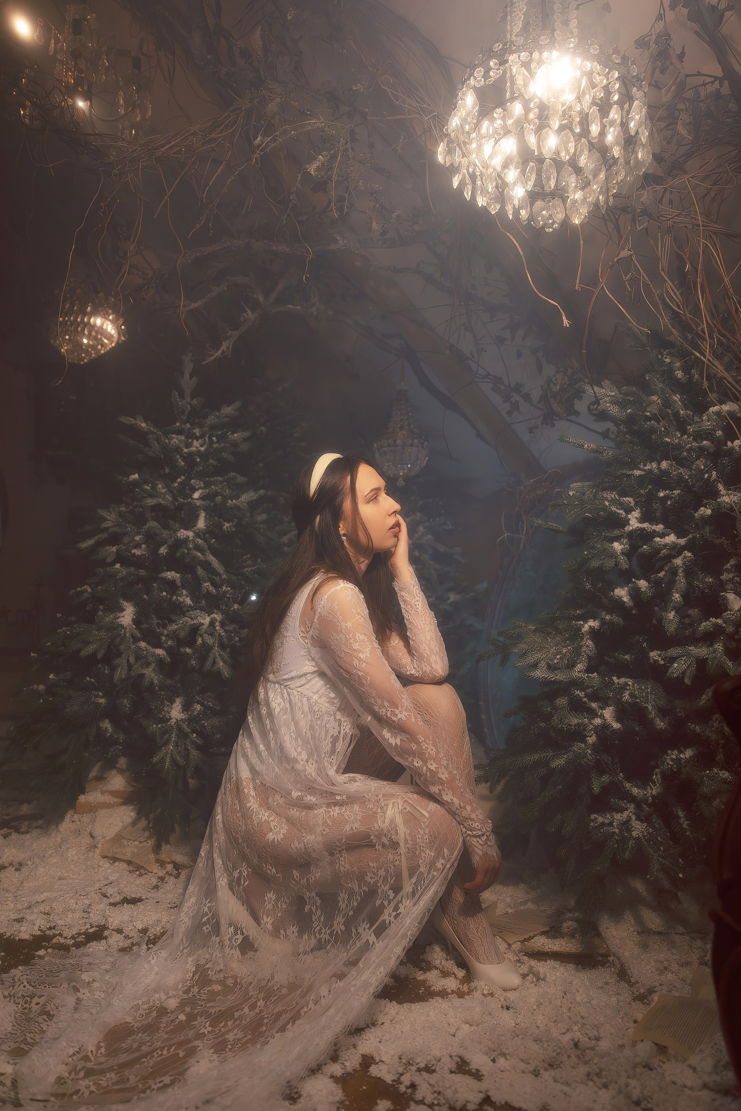 Зимняя сказка на чердаке. Семейный и женский фотограф в Москве Надежда Воробьева