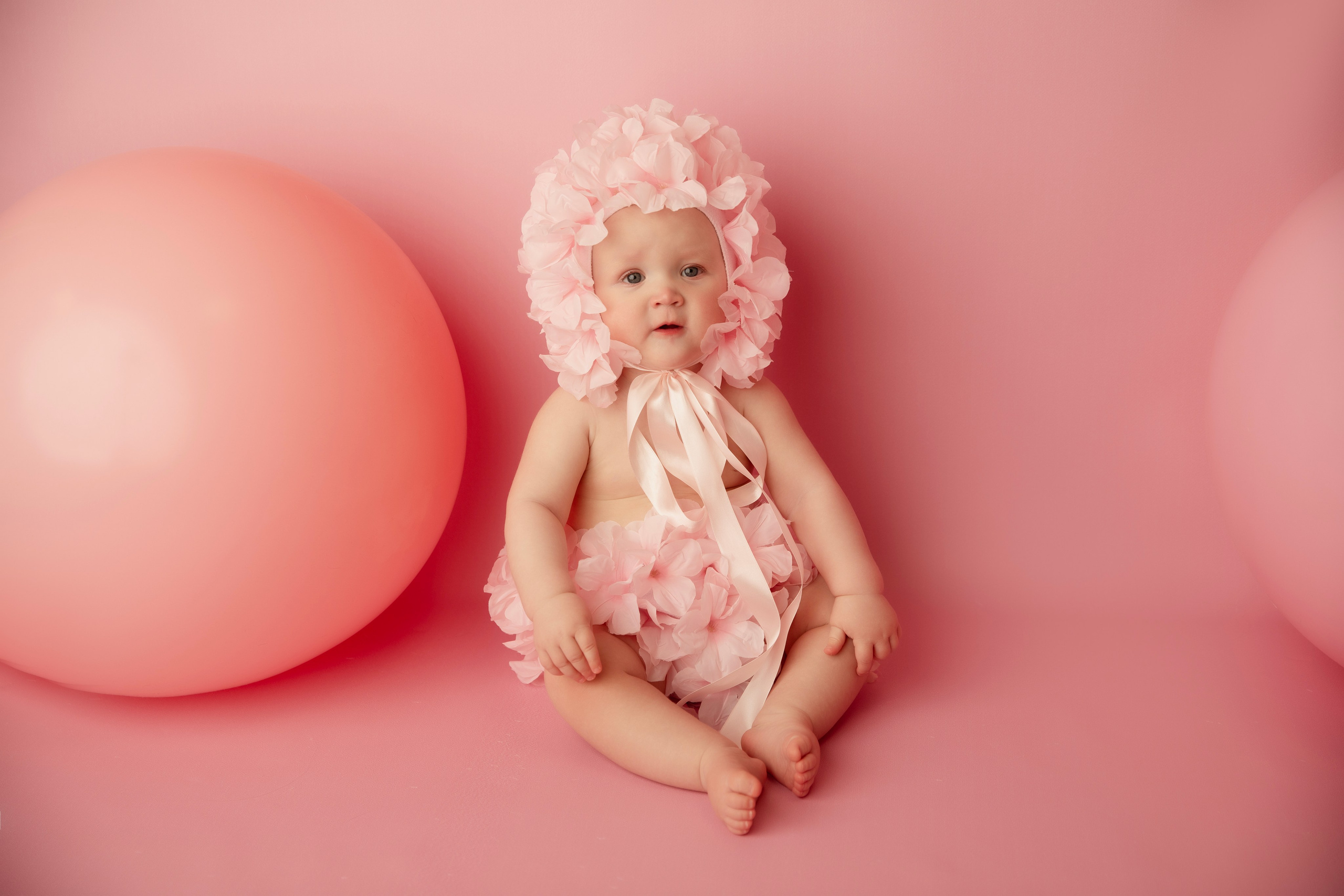 Съемка годовасиков в цветочных костюмах. Фотограф новорожденных, детский фотограф  Москва.Семейная съемка Москва. Семенова Анна