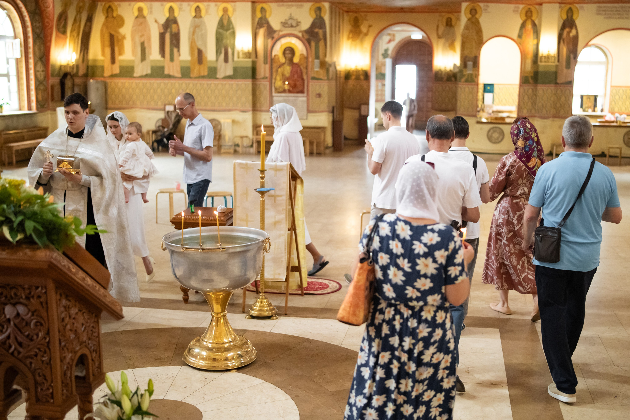 Крещение Евангелины. Уникальный фотограф на крещение и венчание. Москва