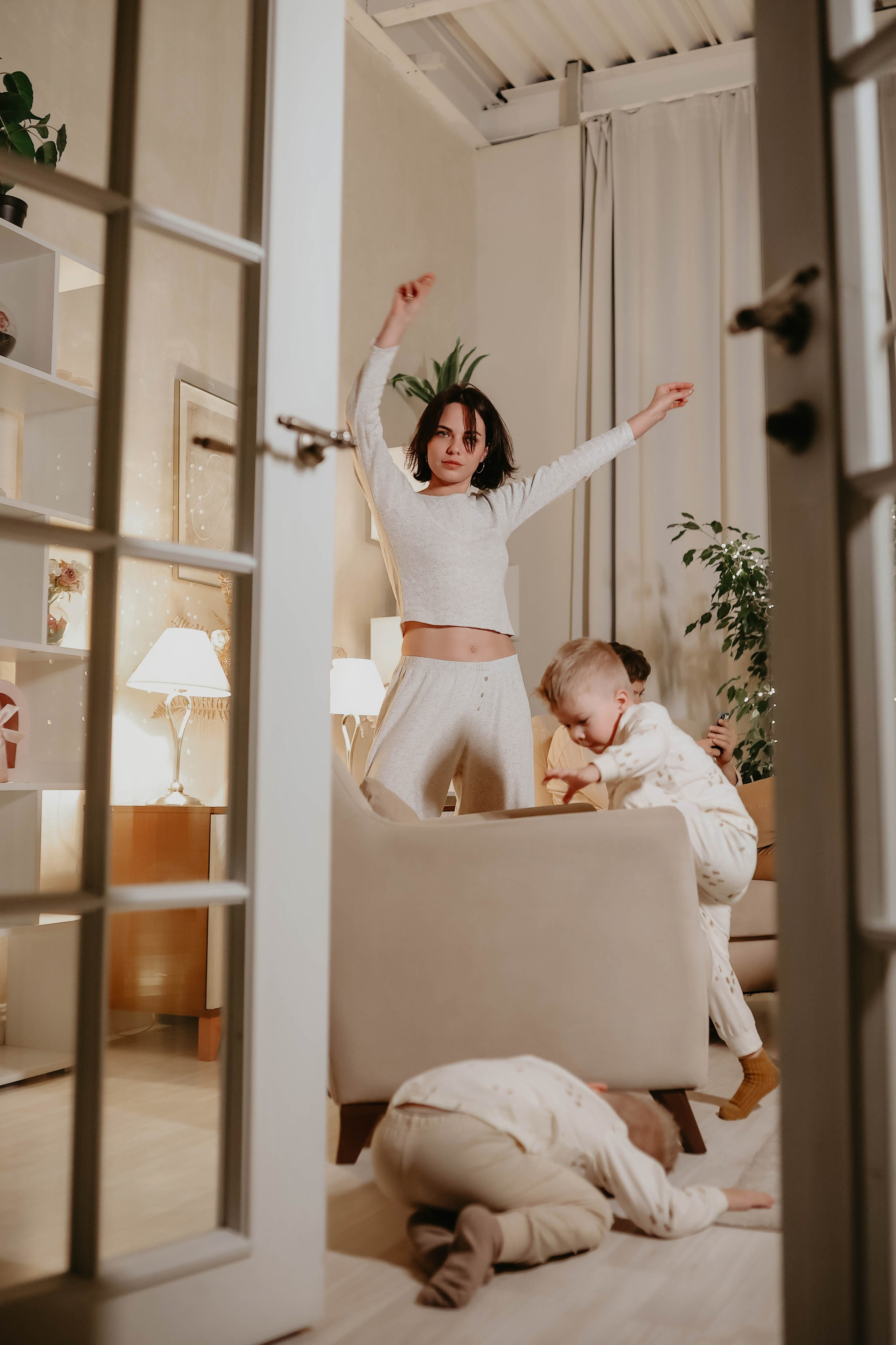 Новогодняя. Саша+Андрей+дети. Photographer in Moscow & everywhere in the World Alena Vyalova