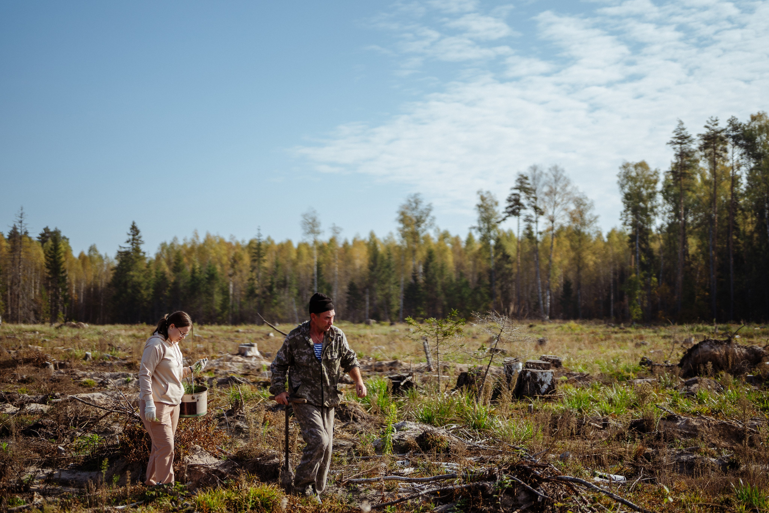 СБЕР · ЭКА · Посадка сеянцев. Владимир Вершинин, тот самый свадебный видеограф