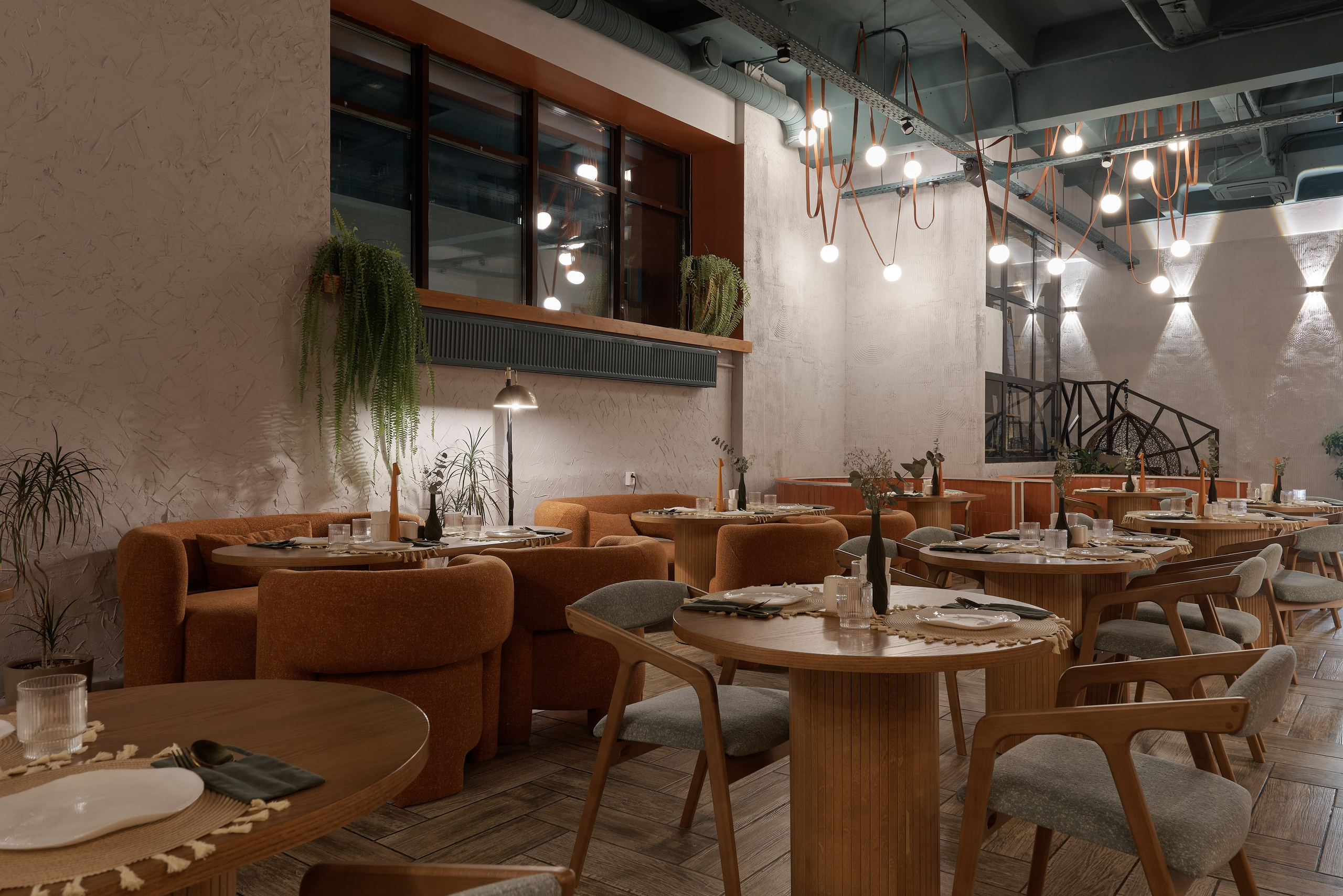 Интерьерная фотосъемка ресторана Ива и Олива Челябинск. Абросимов Лев интерьерный и архитектурный фотограф