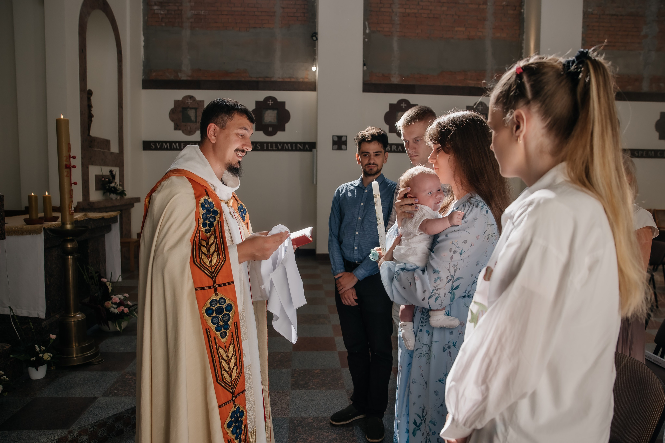 Крещение Святослава. Костёл святого Франциска. Фотограф ВИКА МЕДУЗА