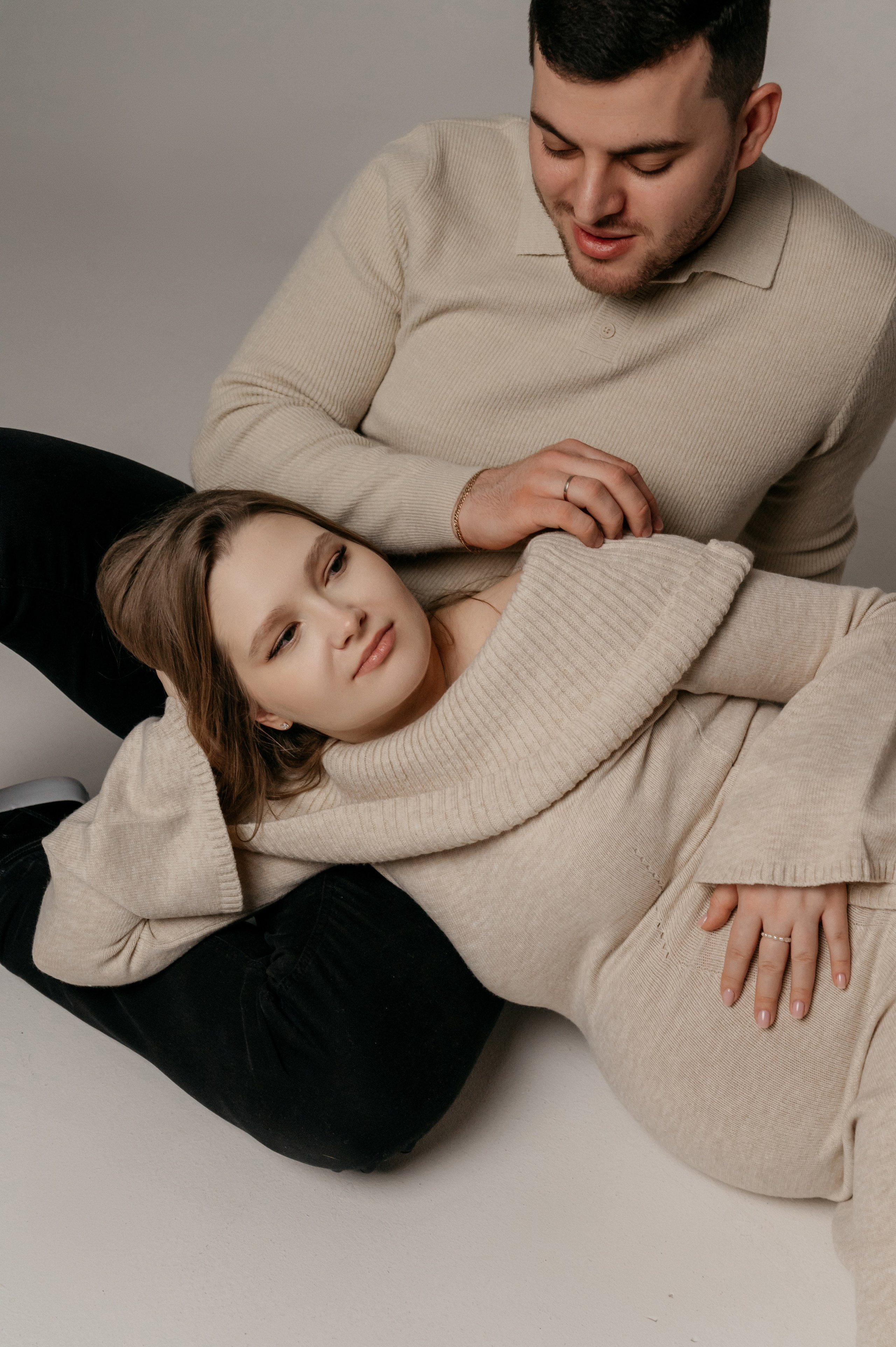 Нежная фотосессия беременности для Юли и Анзора. Свадебный фотограф Мария Строгонова