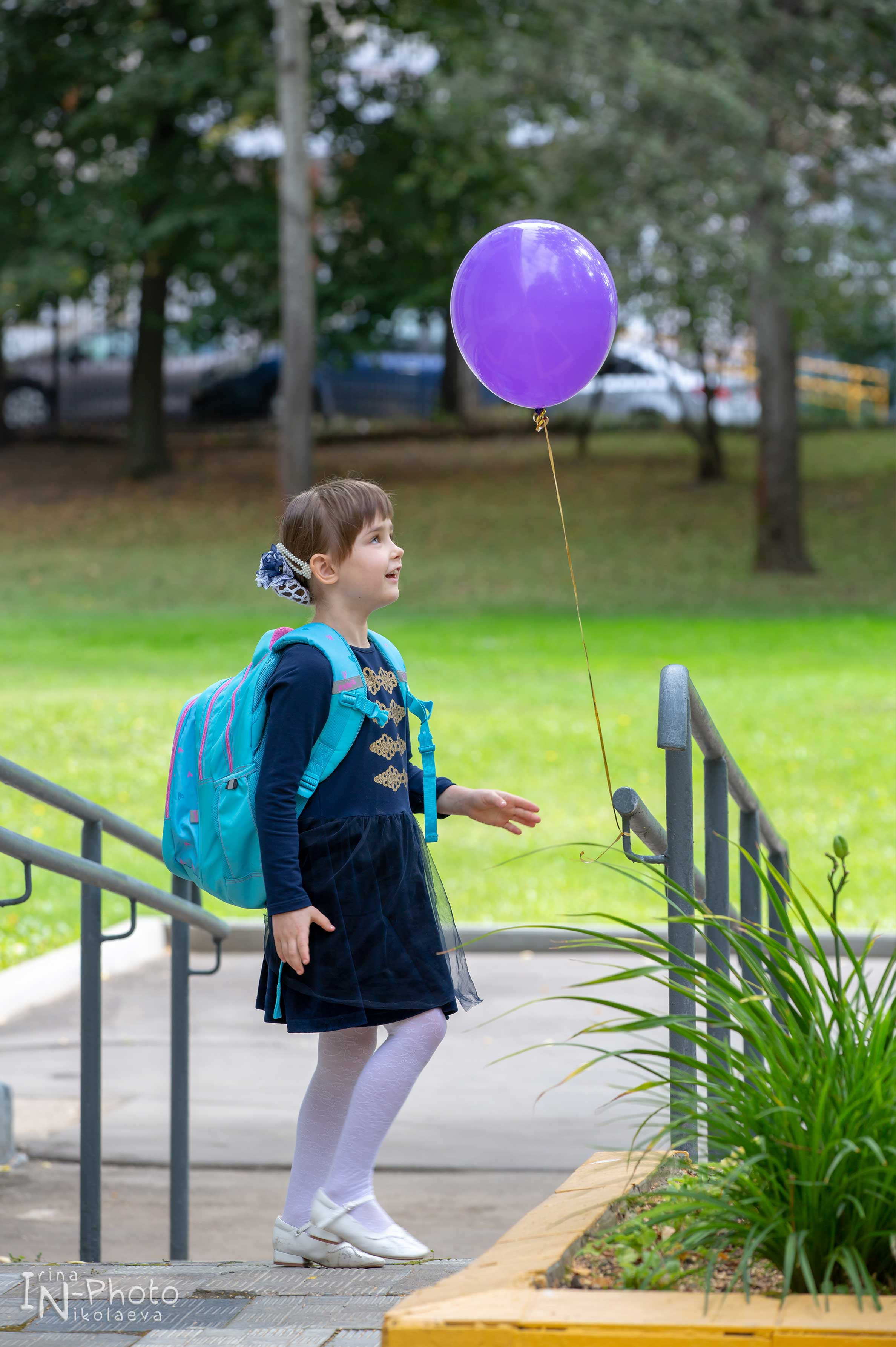 Индивидуальная школьная фотосессия. Школьный и детсадовский фотограф Москва. Детский фотограф