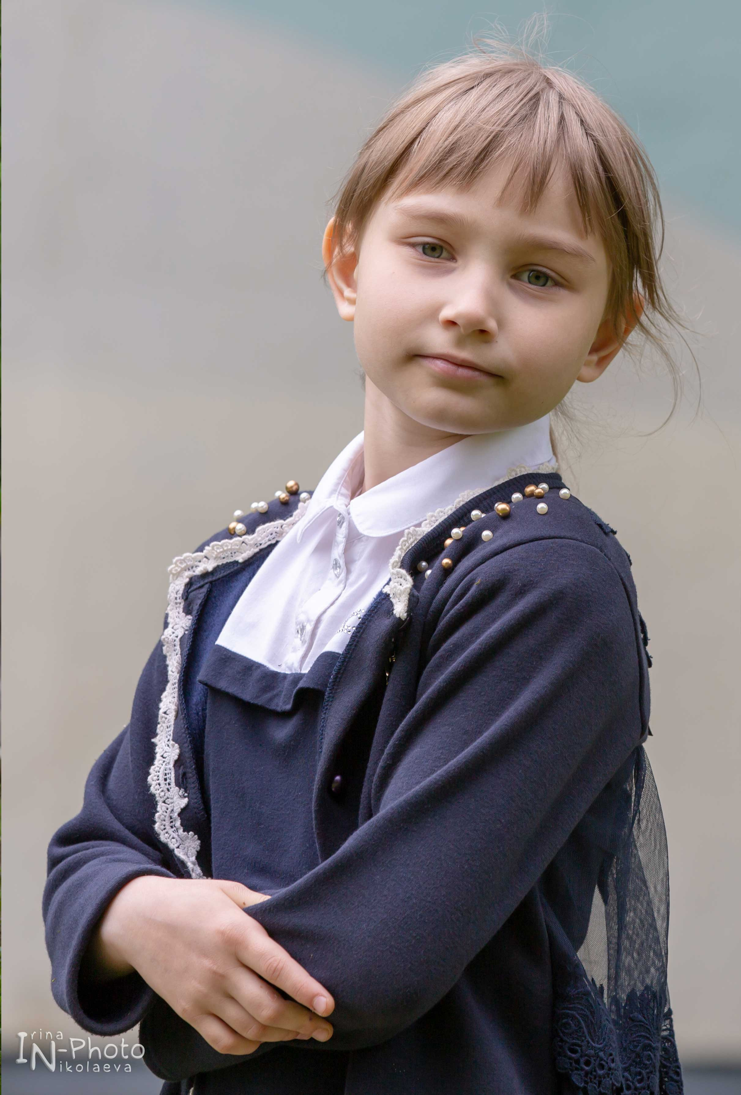 Индивидуальная школьная фотосессия. Школьный и детсадовский фотограф Москва. Детский фотограф