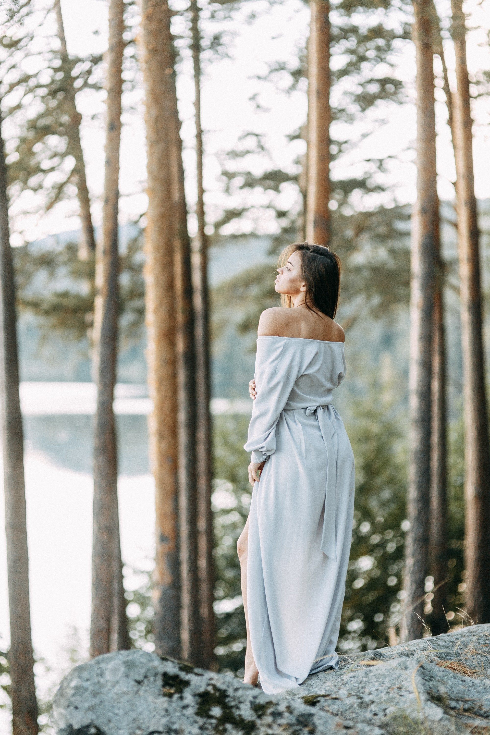 Закатная съемка на озере Тургояк