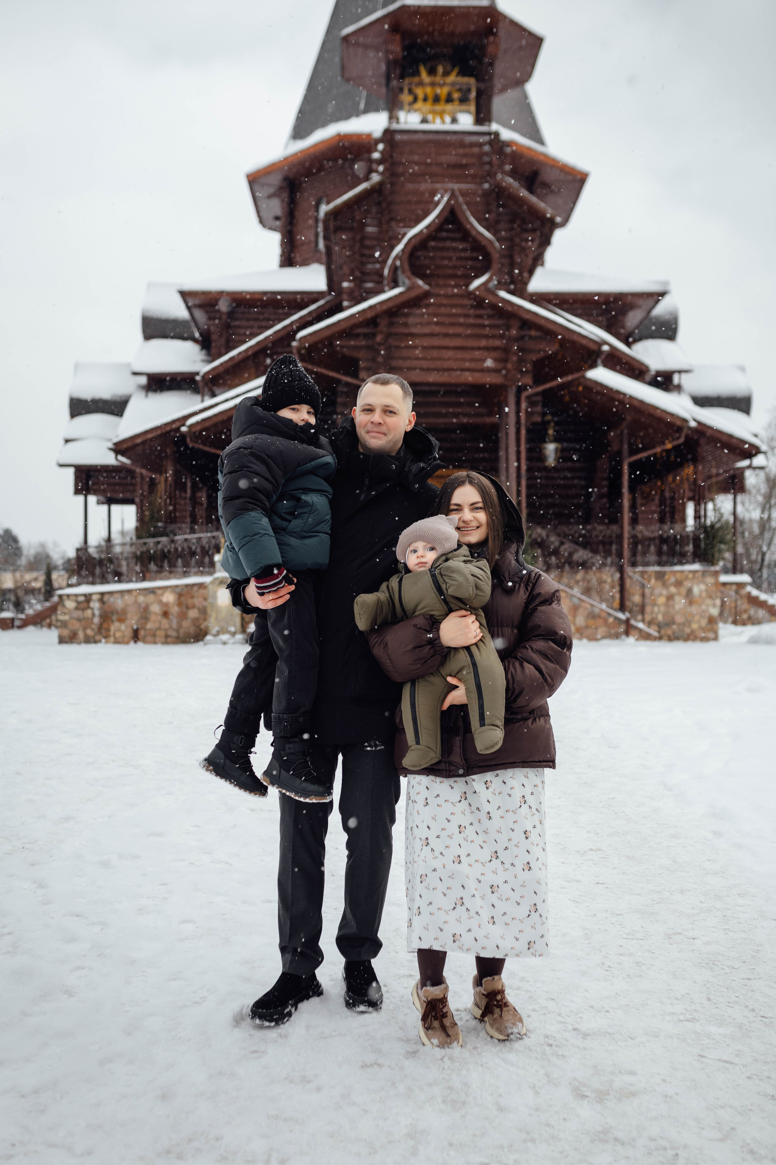 Крещение Матвея, храм Святой Троицы, декабрь 2025