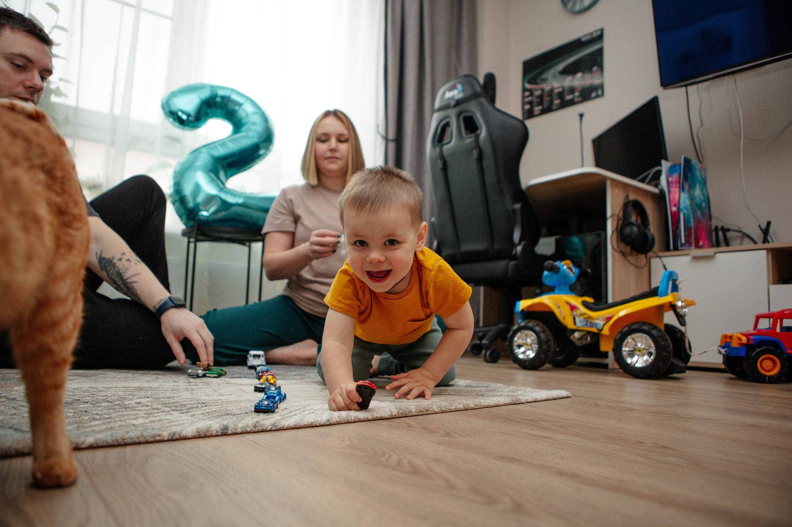Роман и его семья. Семейный и детский фотограф в Москве Александра Мак