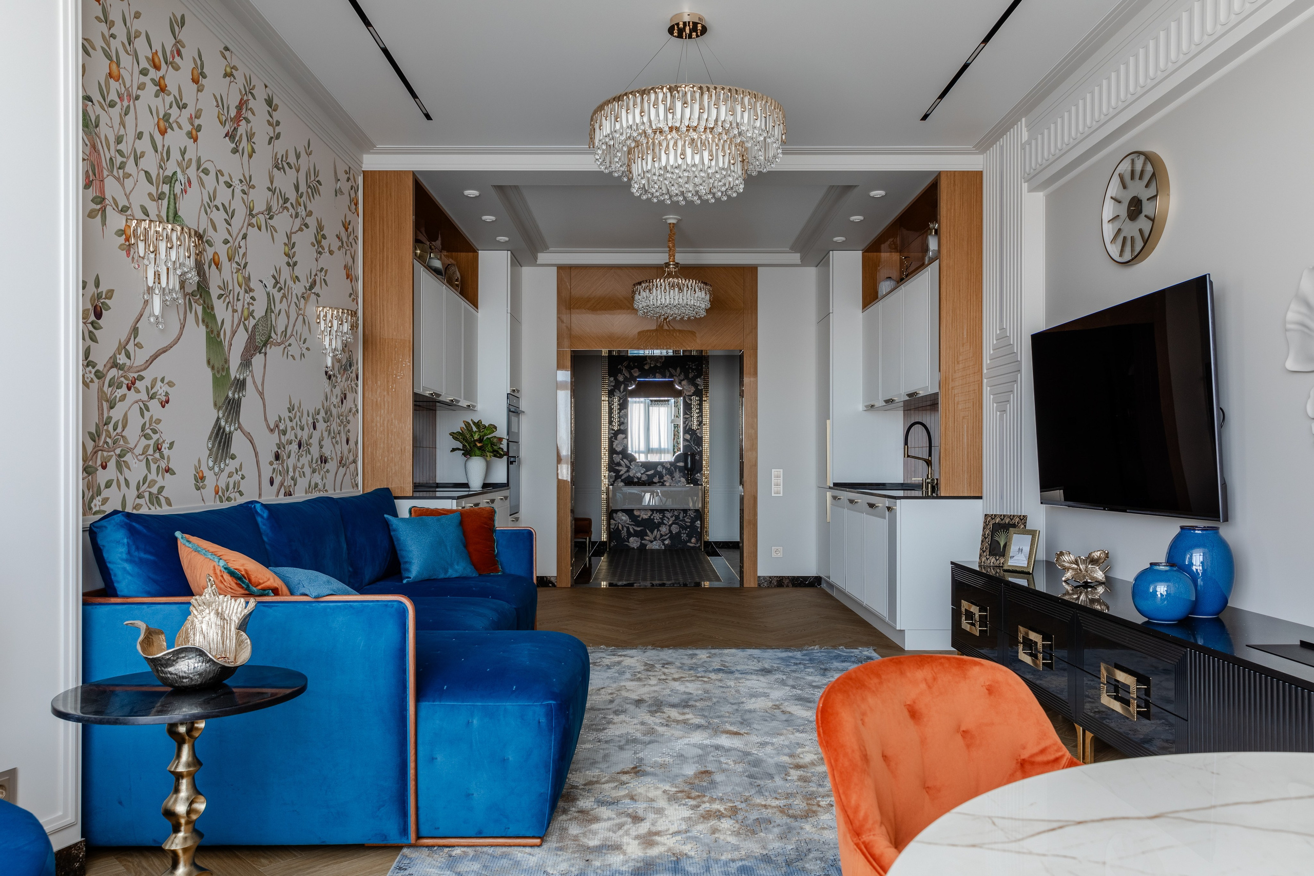 Интерьерная фотосъемка квартиры в ЖК "Красная Площадь". Интерьерный фотограф Москва