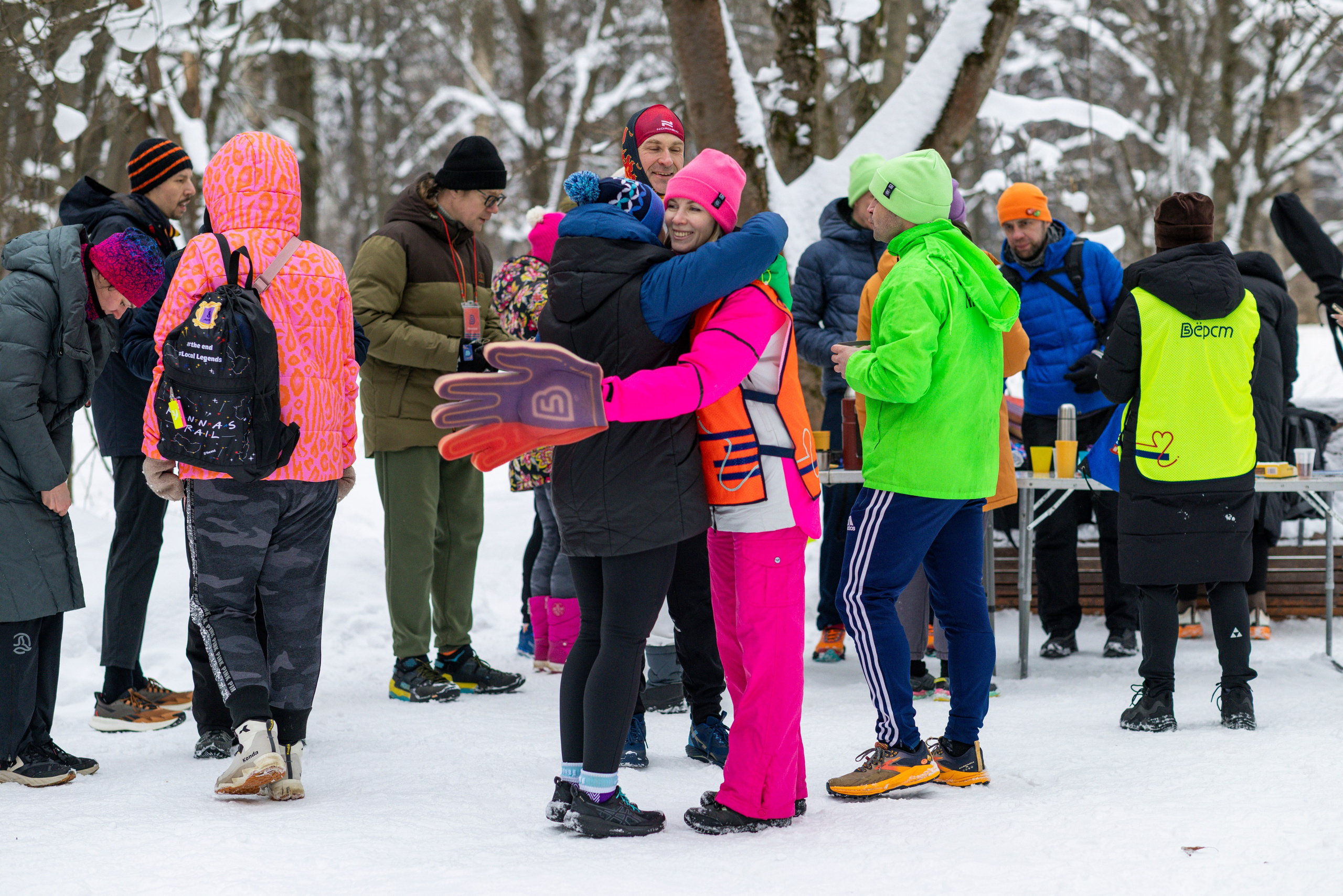 196 забег 5 вёрст в Тушино, 17.01.26. Фотограф Сергей Ловкий