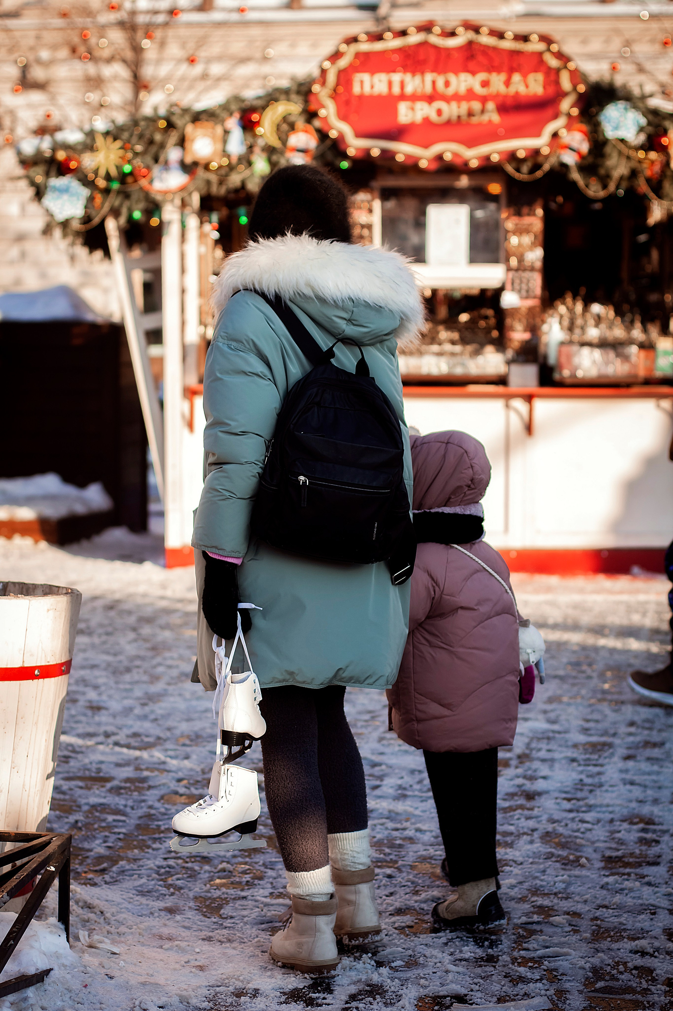 Настя и Василиса. Новогодняя прогулка. Профессиональный фотограф, Москва |Видное Елена Елизарова