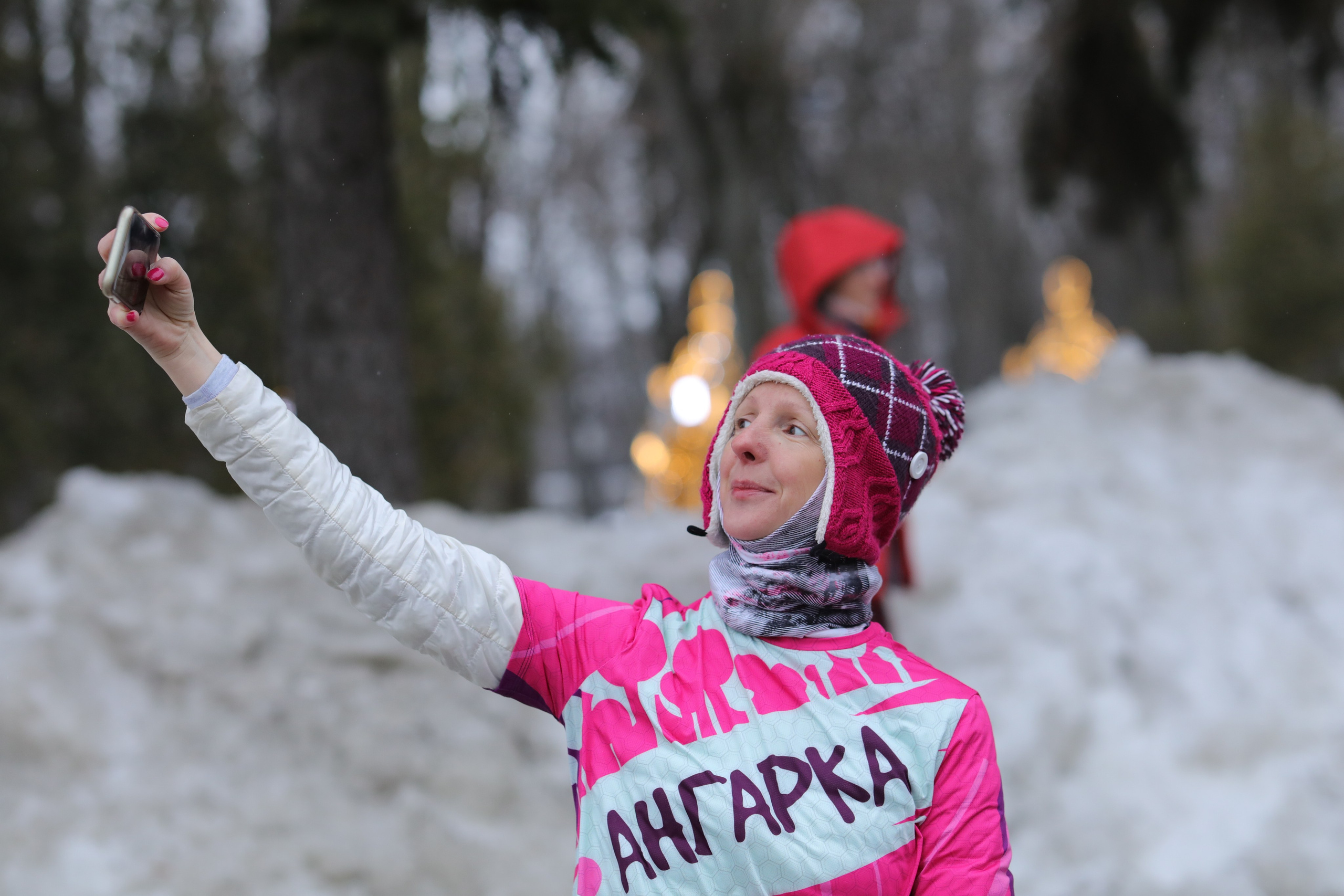 Забег 8 Марта, Речной вокзал. Фотограф Сергей Ловкий