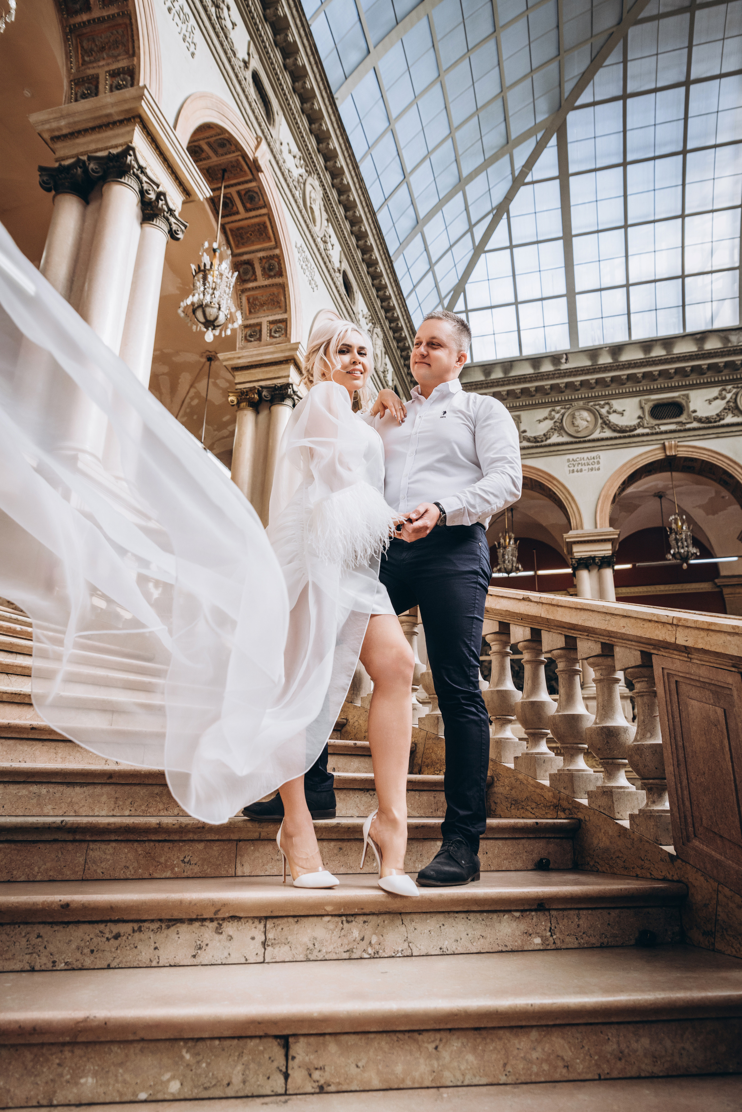 Свадебная фотосъемка в Академии Штиглица. Свадебный фотограф в СПБ, Санкт-Петербург, Пушкин - Денис Богданов