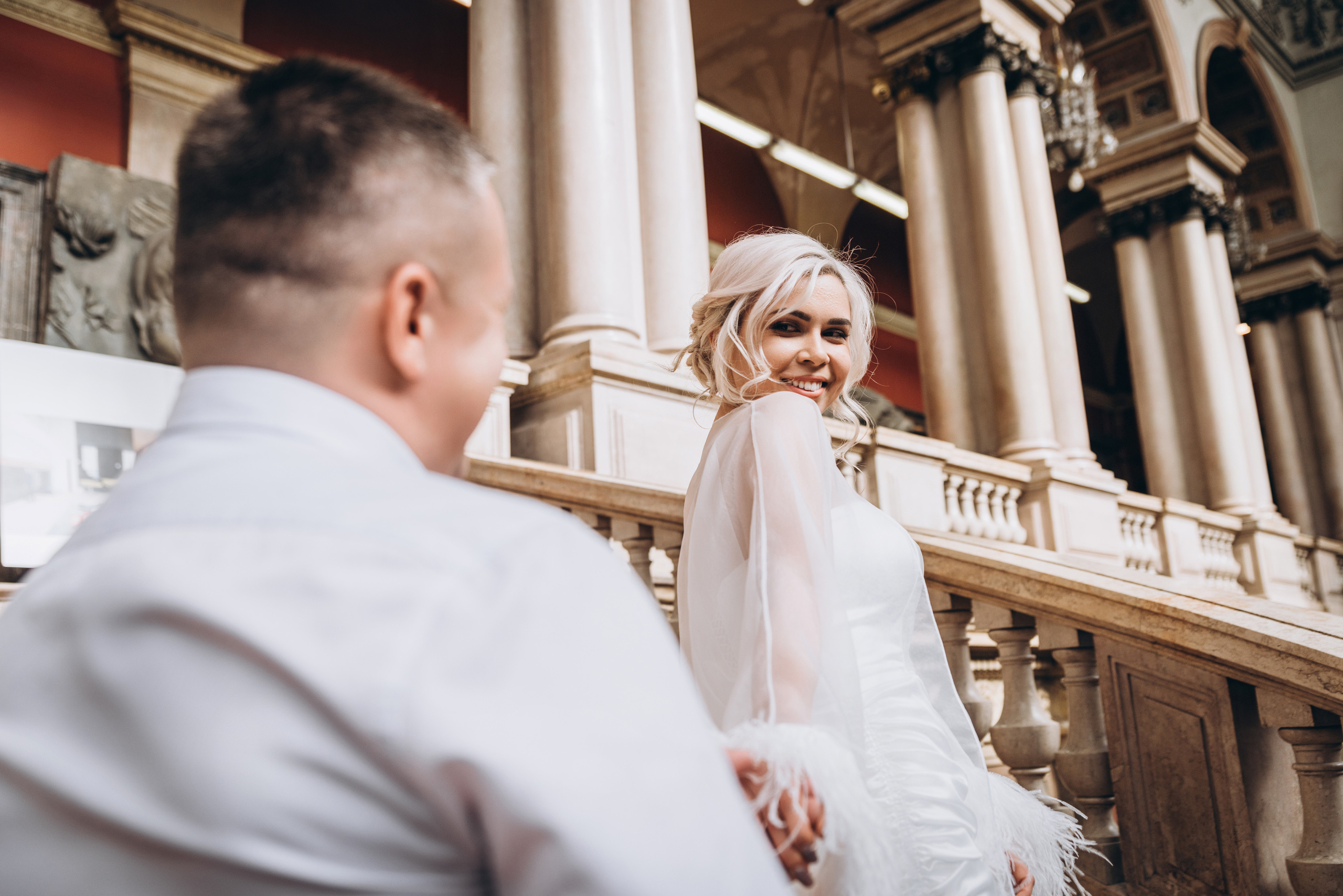 Свадебная фотосъемка в Академии Штиглица. Свадебный фотограф в СПБ, Санкт-Петербург, Пушкин - Денис Богданов