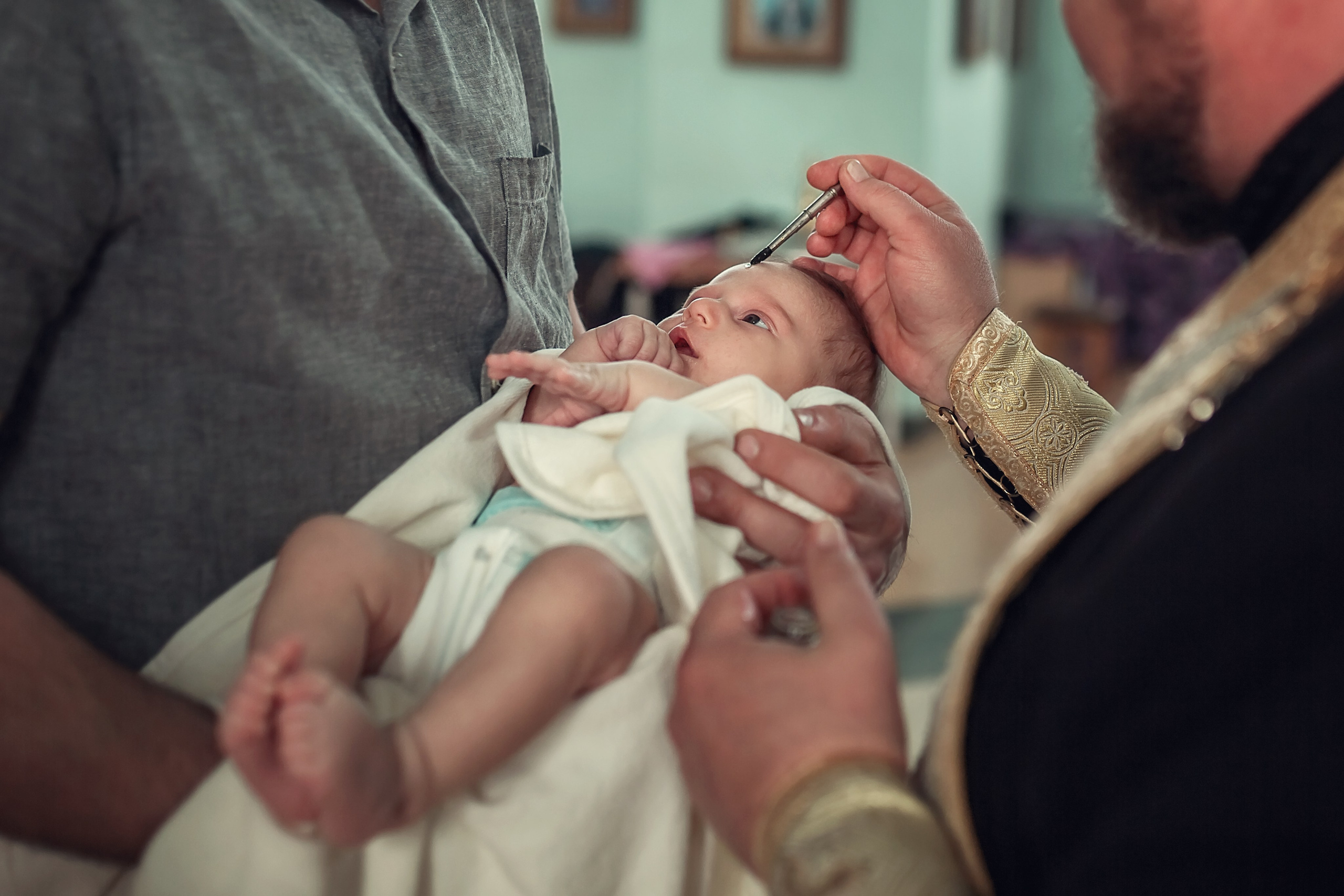 Крещение Софии. Семейный и детский фотограф Екатерина Савёлова