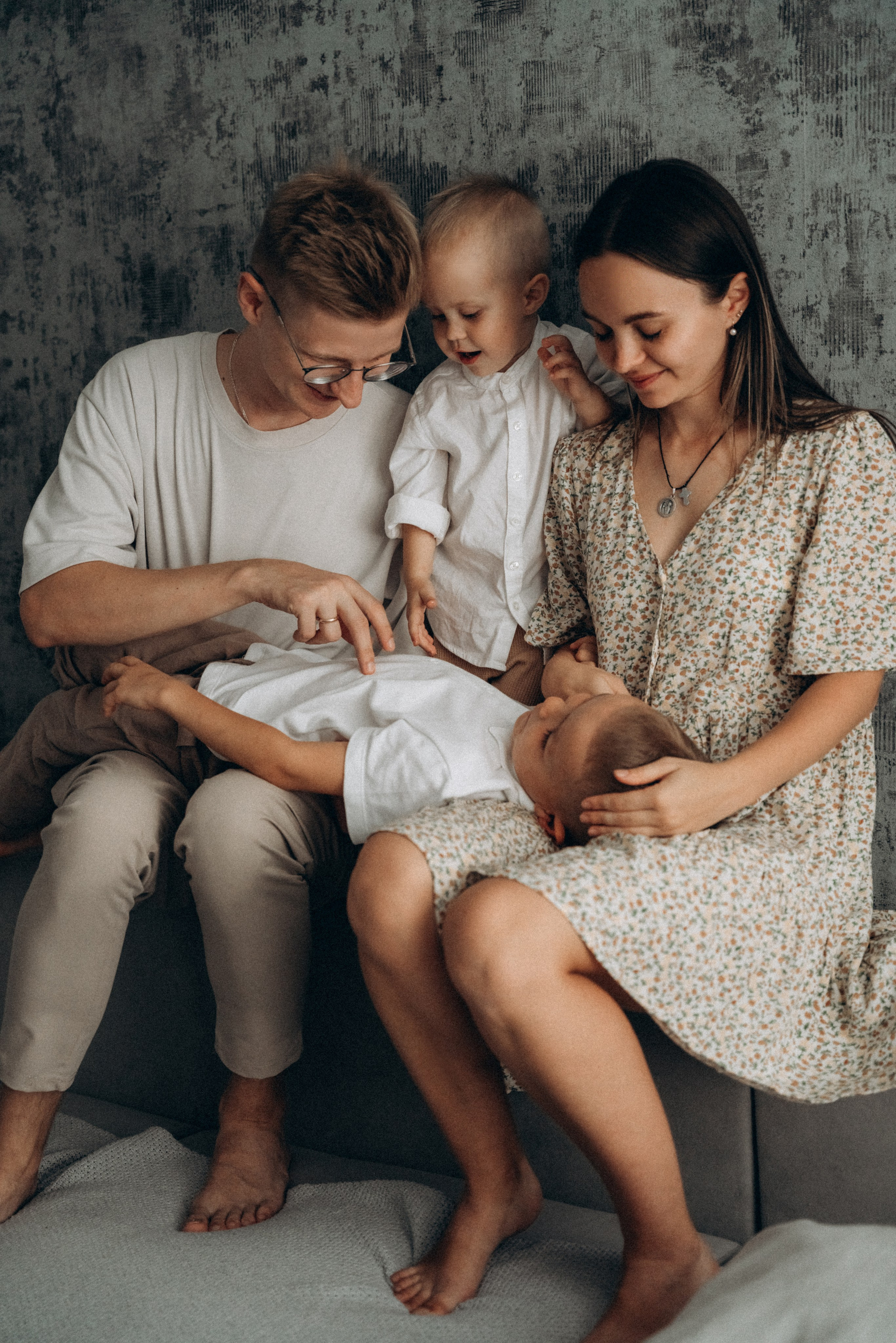 Вика, Сергей, Ян и Сава. Фотограф Мария Миллс | Минск