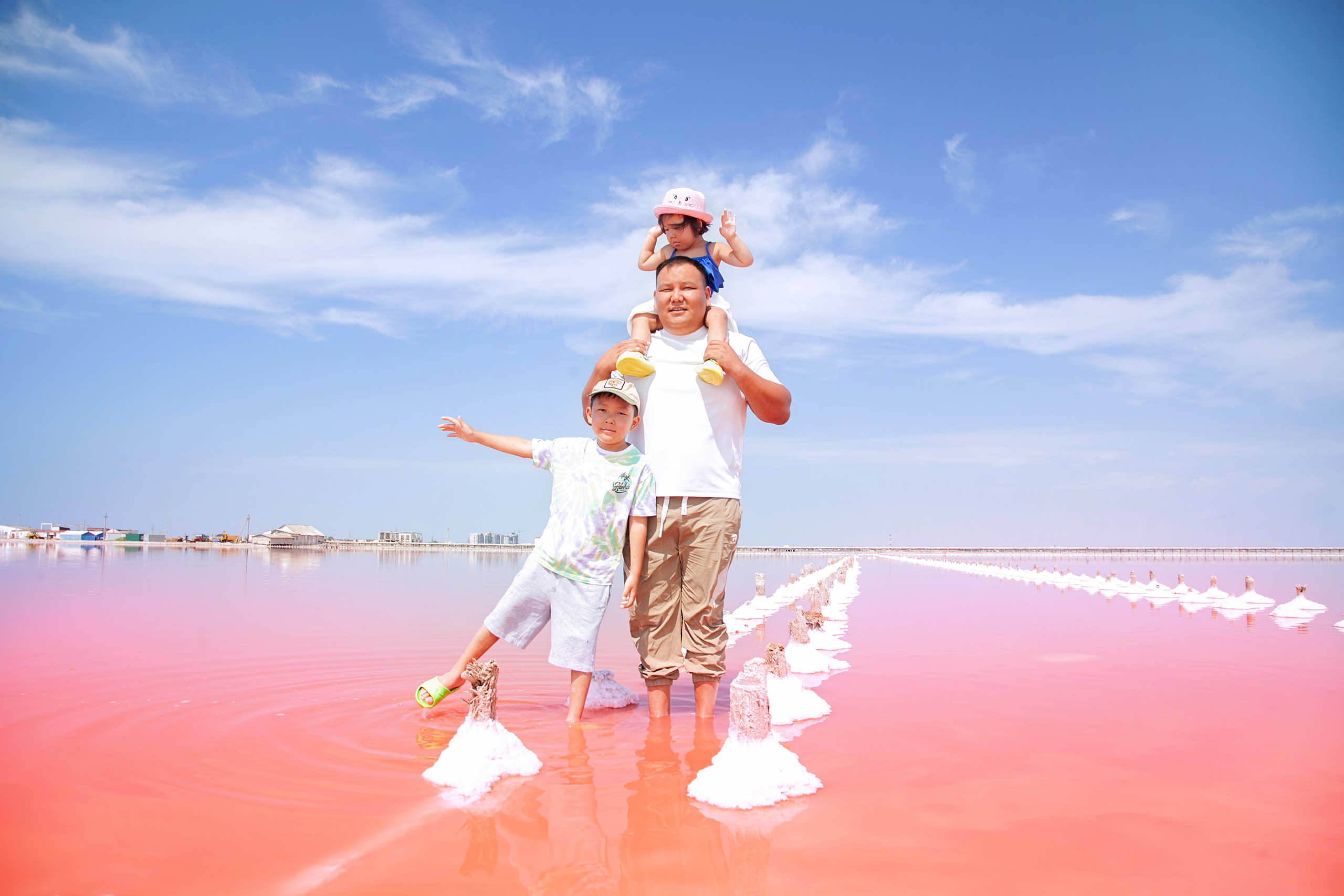 РОЗОВОЕ ОЗЕРО САСЫК СИВАШ. Фотограф в Крыму