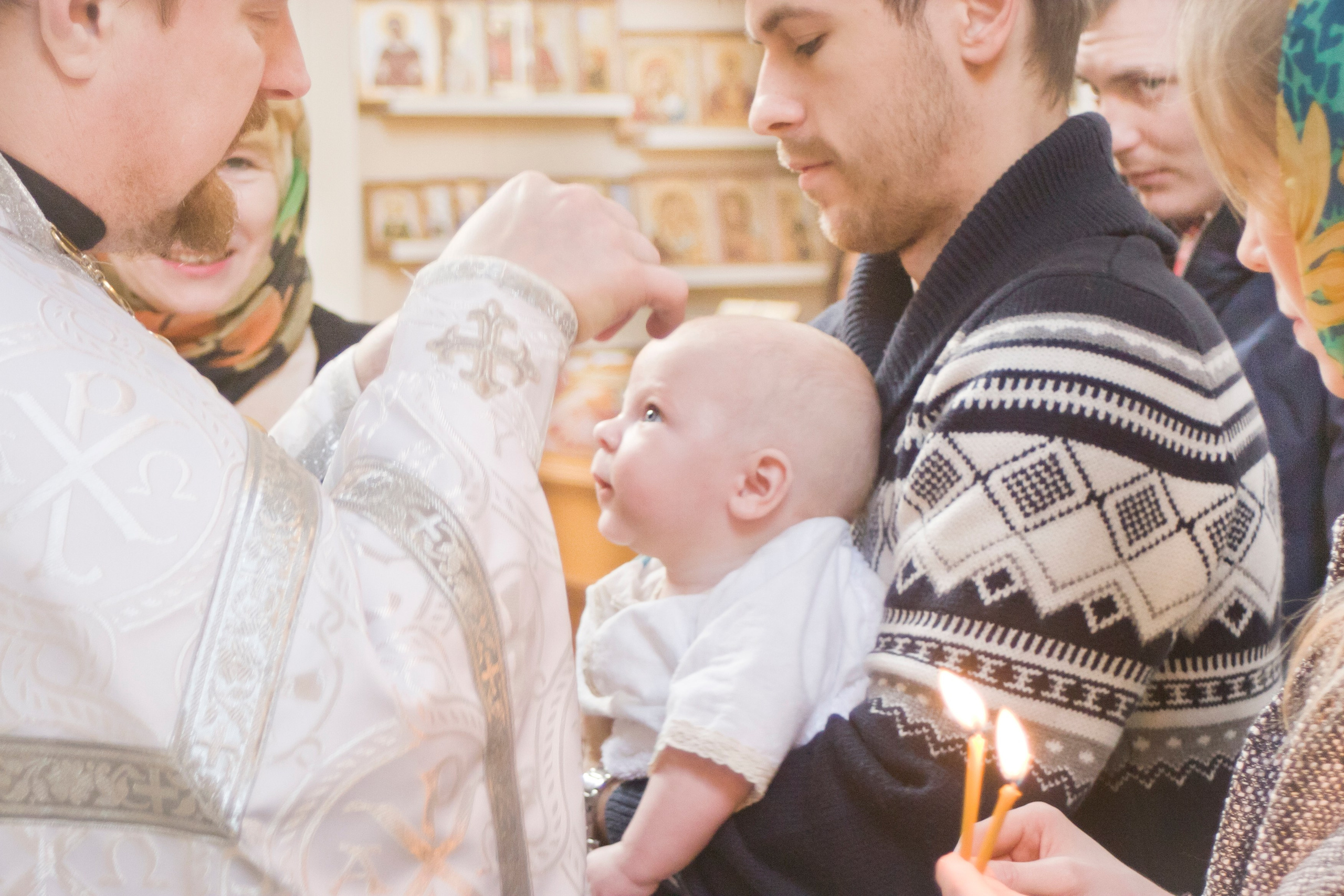 Крестины малыша Егора. Фотограф Нина Брандт в Горном Алтае
