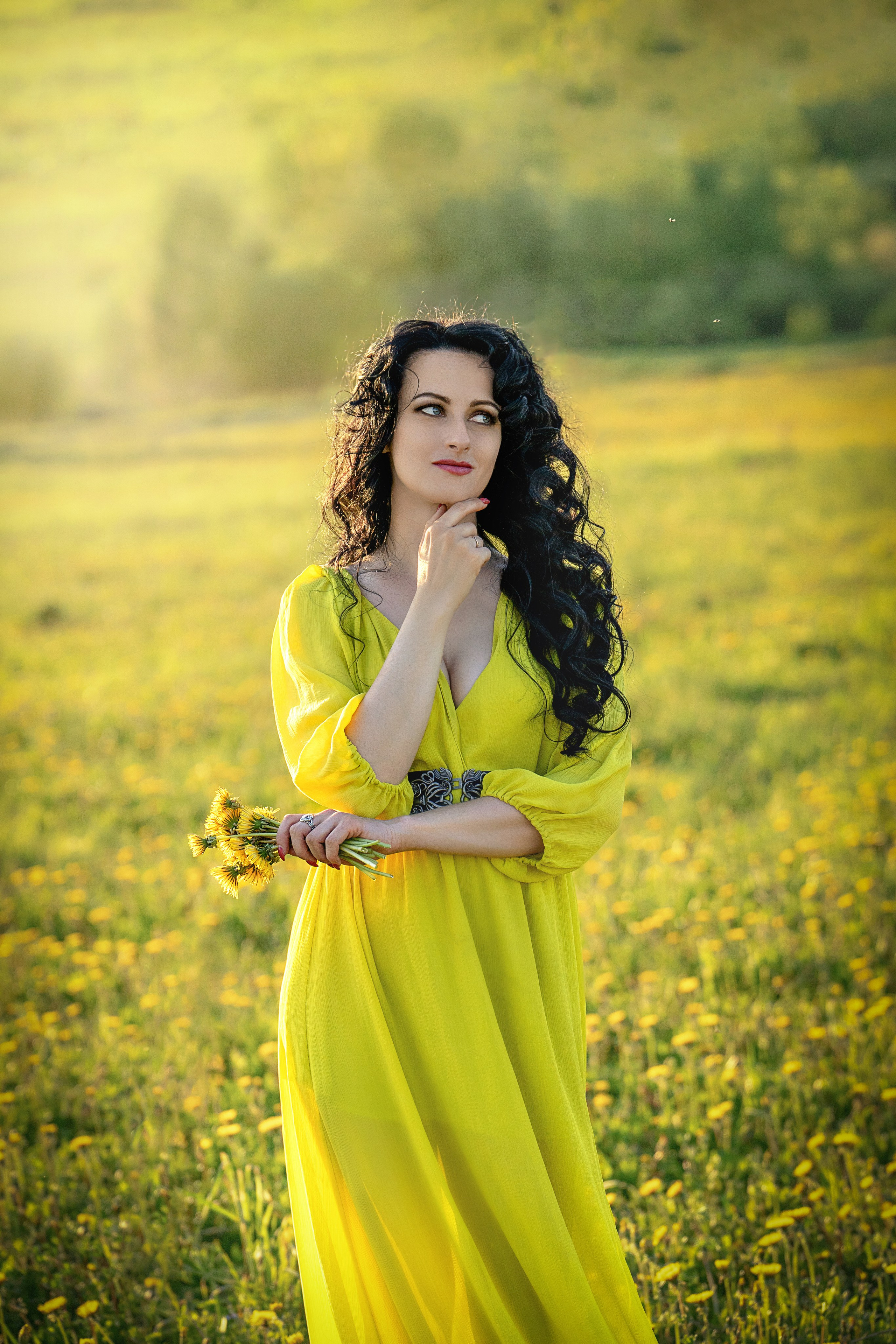 Одуванчиковое поле. Фотограф Дарья Соколовская