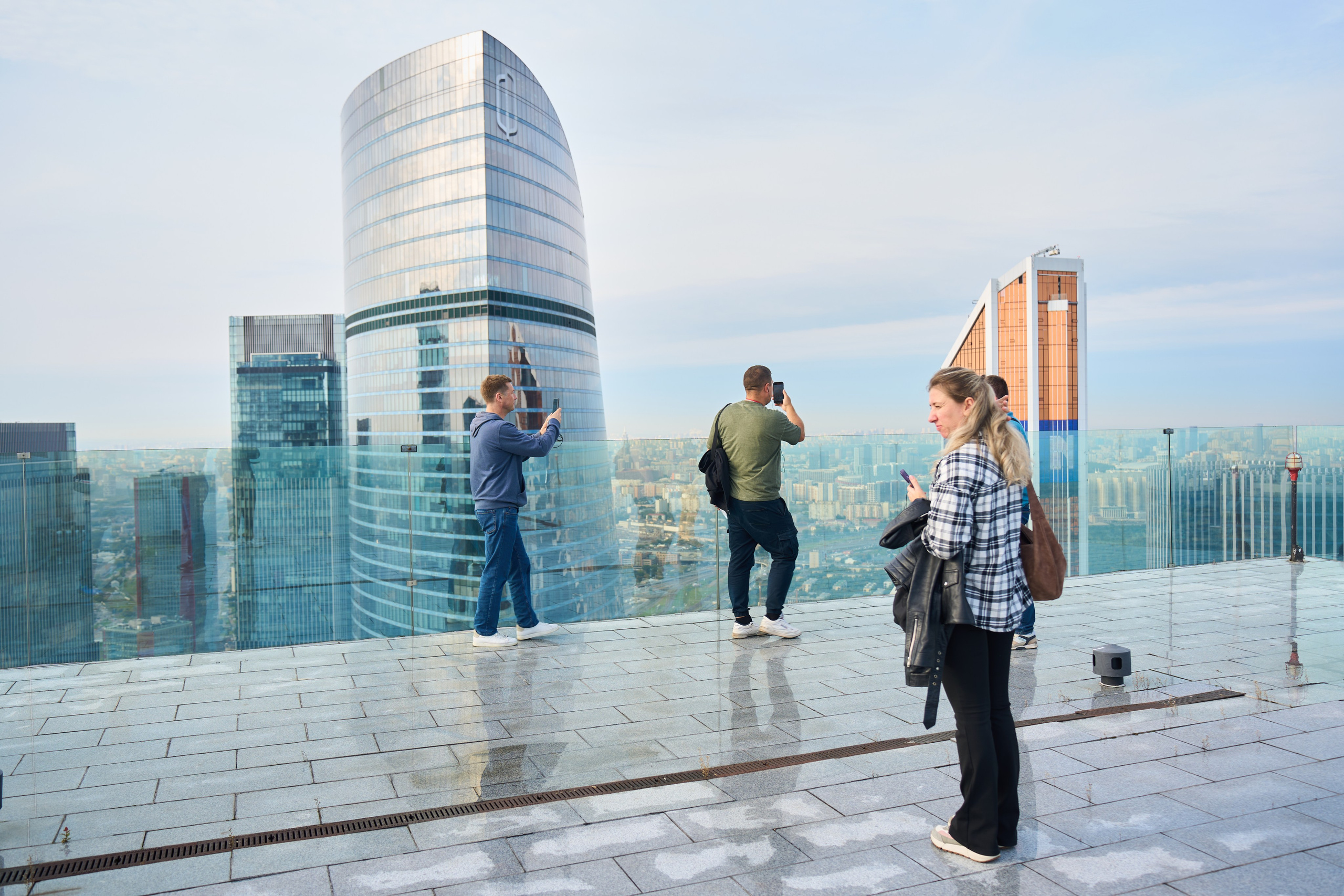 Небоскребы Москвы. Репортажный фотограф в Москве Вадим Галанин