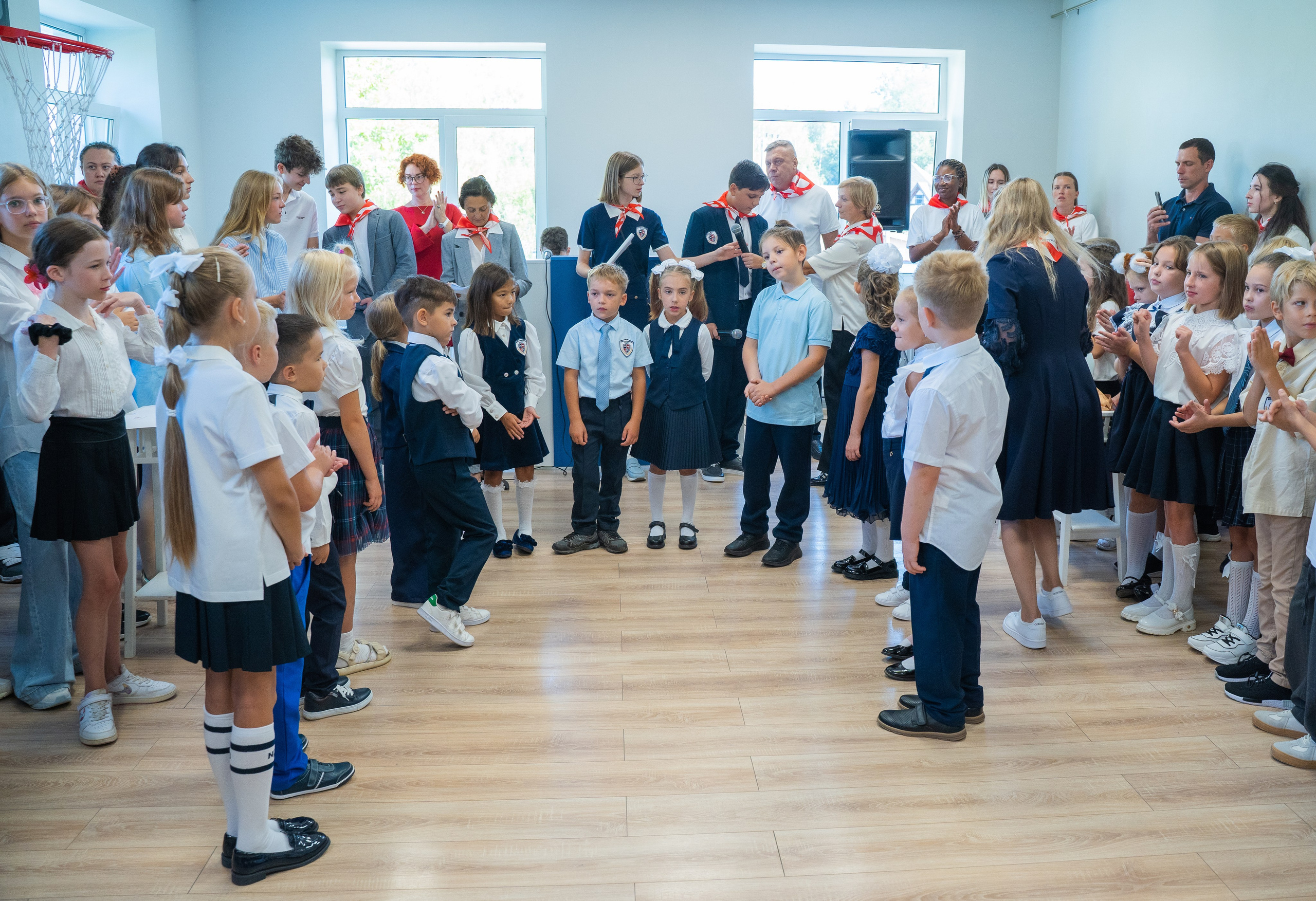 1 сентября в частной школе