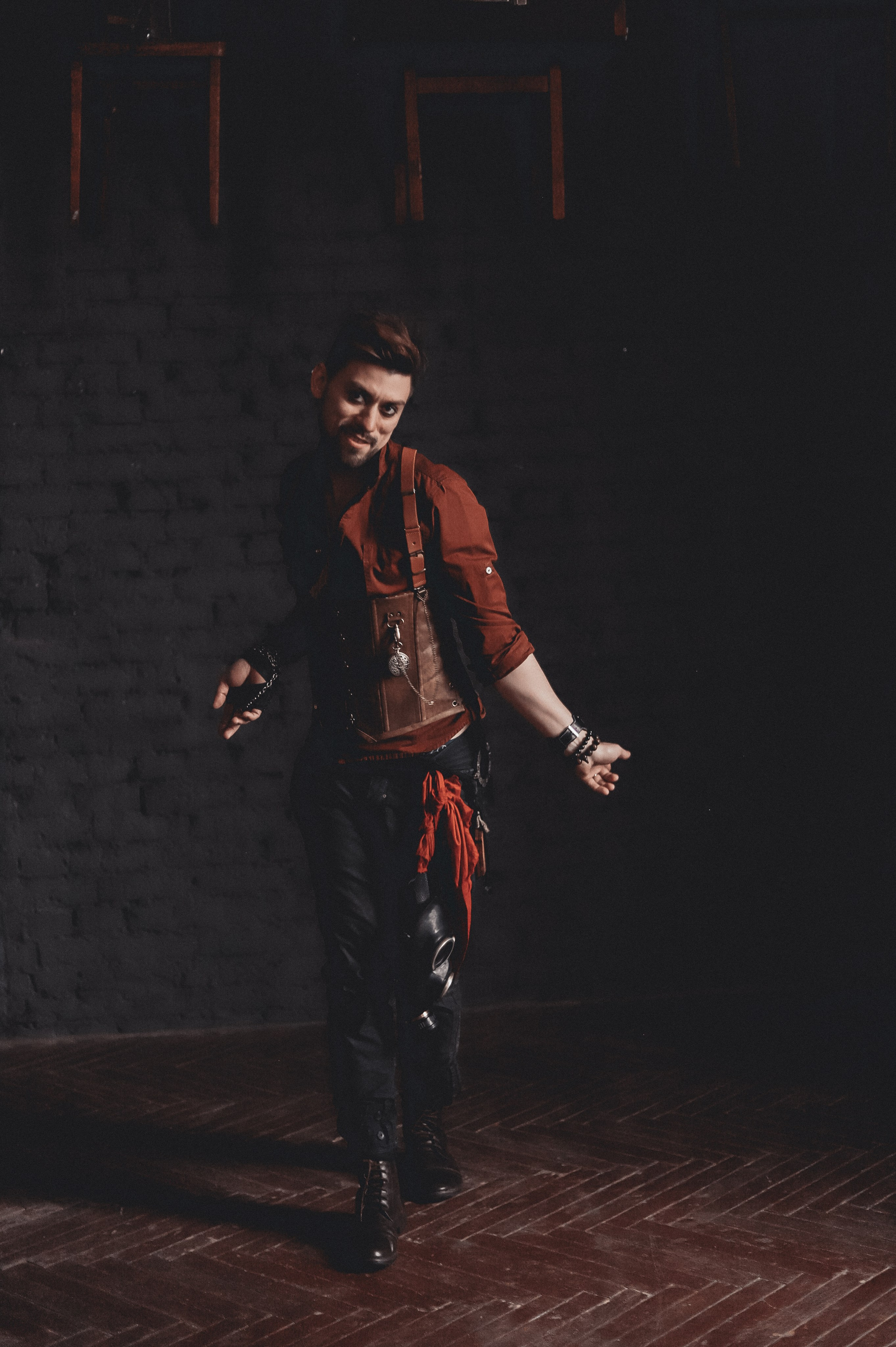 Фотопроект - Steam punks (проект с мужским корсетом). Семейный и женский фотограф Кемерово Мария Степ