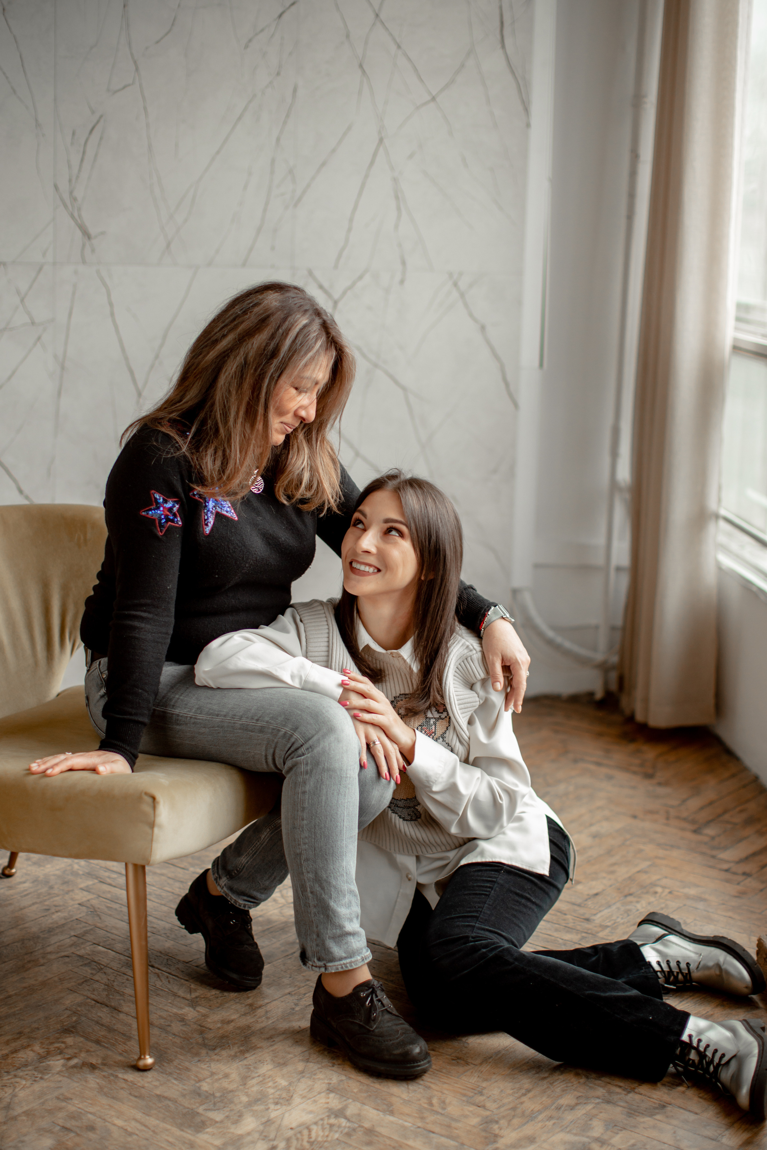 Диля с мамой. Семейный и детский фотограф в Москве Кузьмина Мария