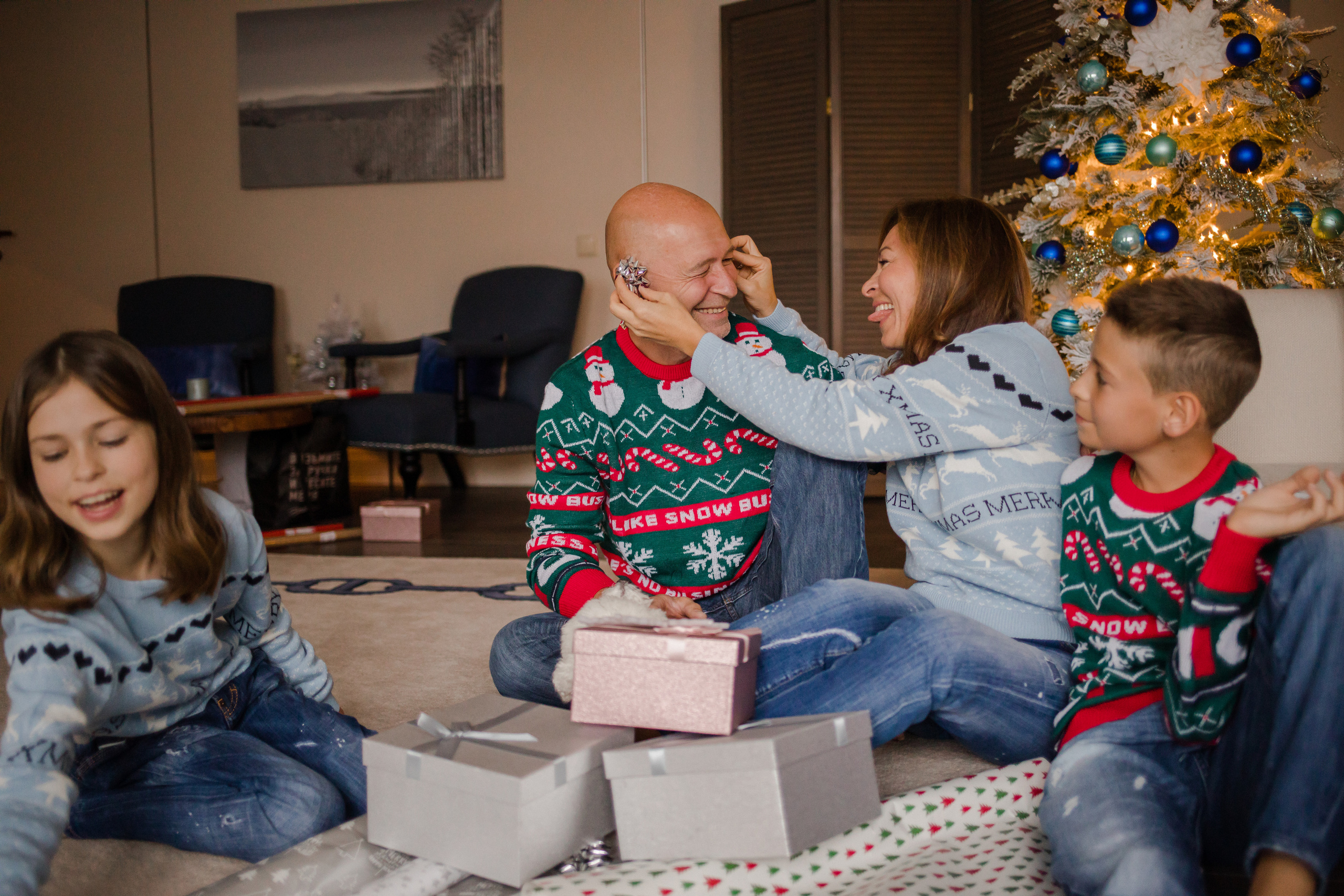 Толя и Лена с детьми. Семейный и детский фотограф в Москве Кузьмина Мария