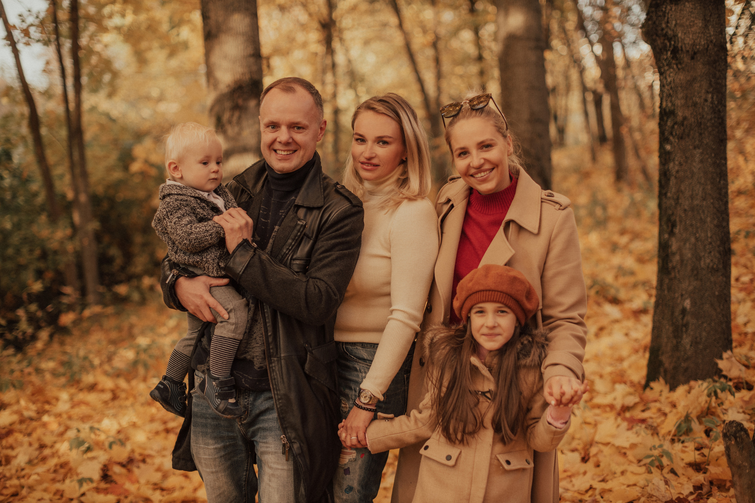 Осенняя прогулка. Семейный и детский фотограф в Москве Кузьмина Мария