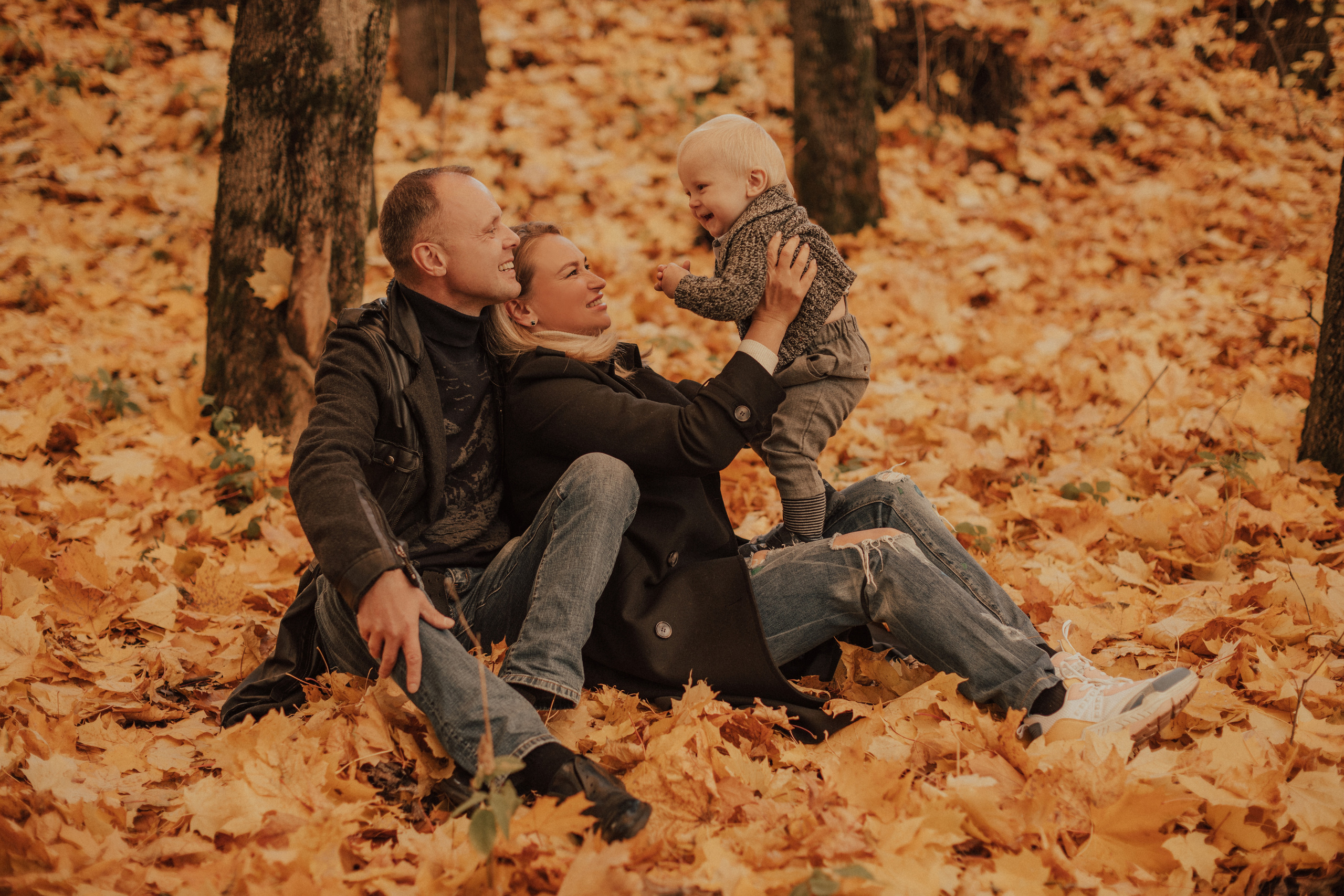 Осенняя прогулка. Семейный и детский фотограф в Москве Кузьмина Мария
