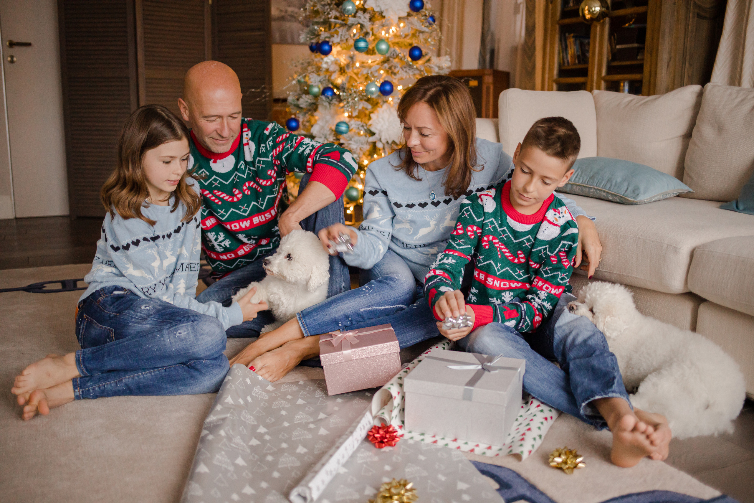 Толя и Лена с детьми. Семейный и детский фотограф в Москве Кузьмина Мария