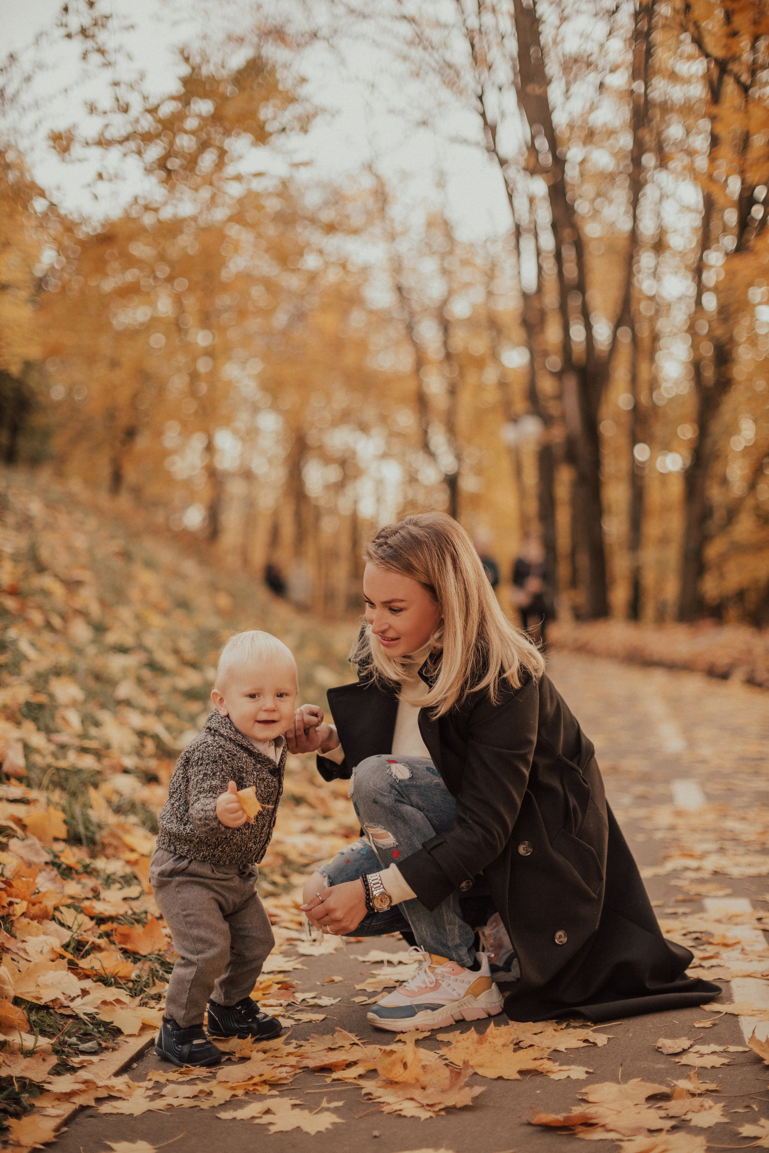 Осенняя прогулка. Семейный и детский фотограф в Москве Кузьмина Мария