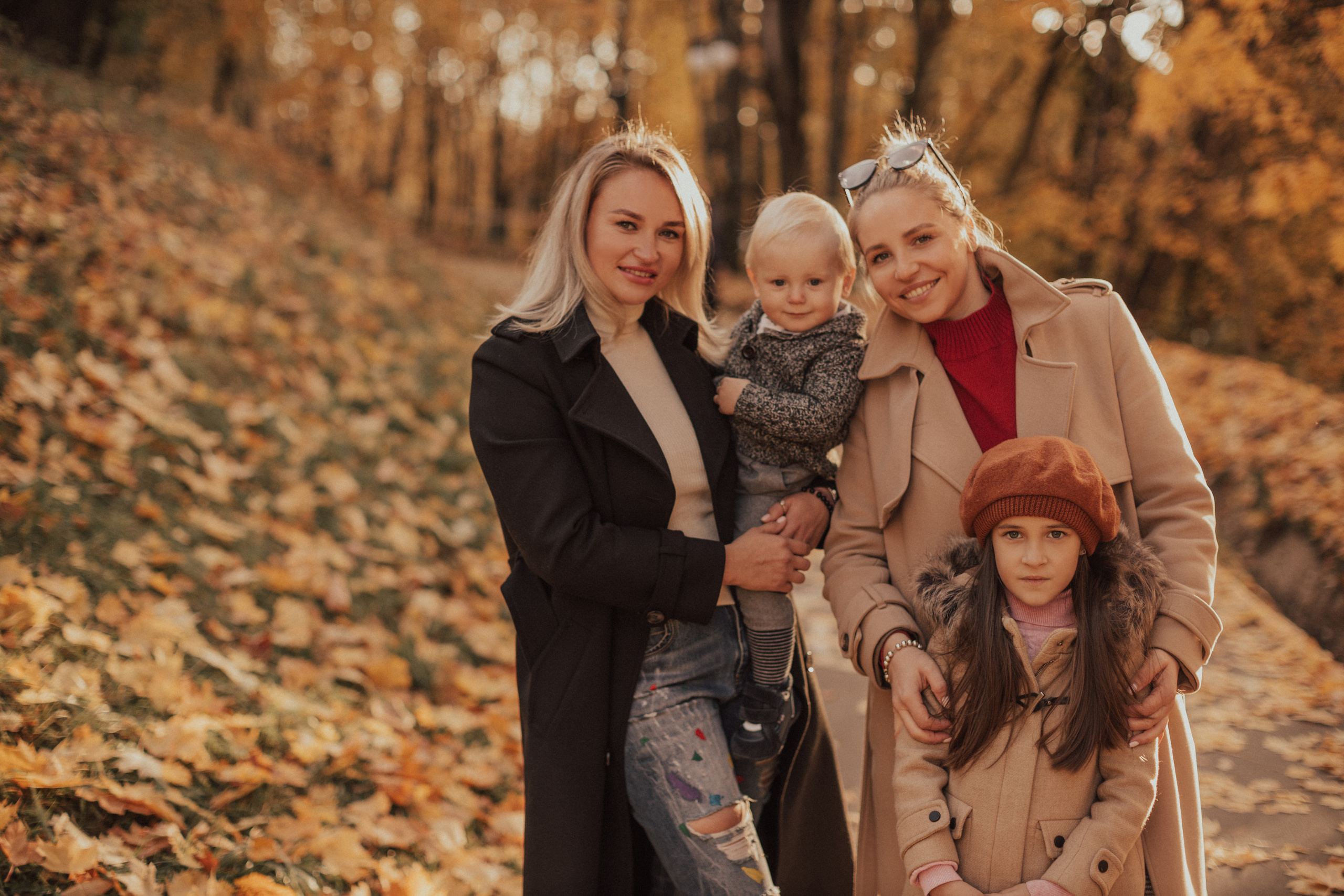 Осенняя прогулка. Семейный и детский фотограф в Москве Кузьмина Мария