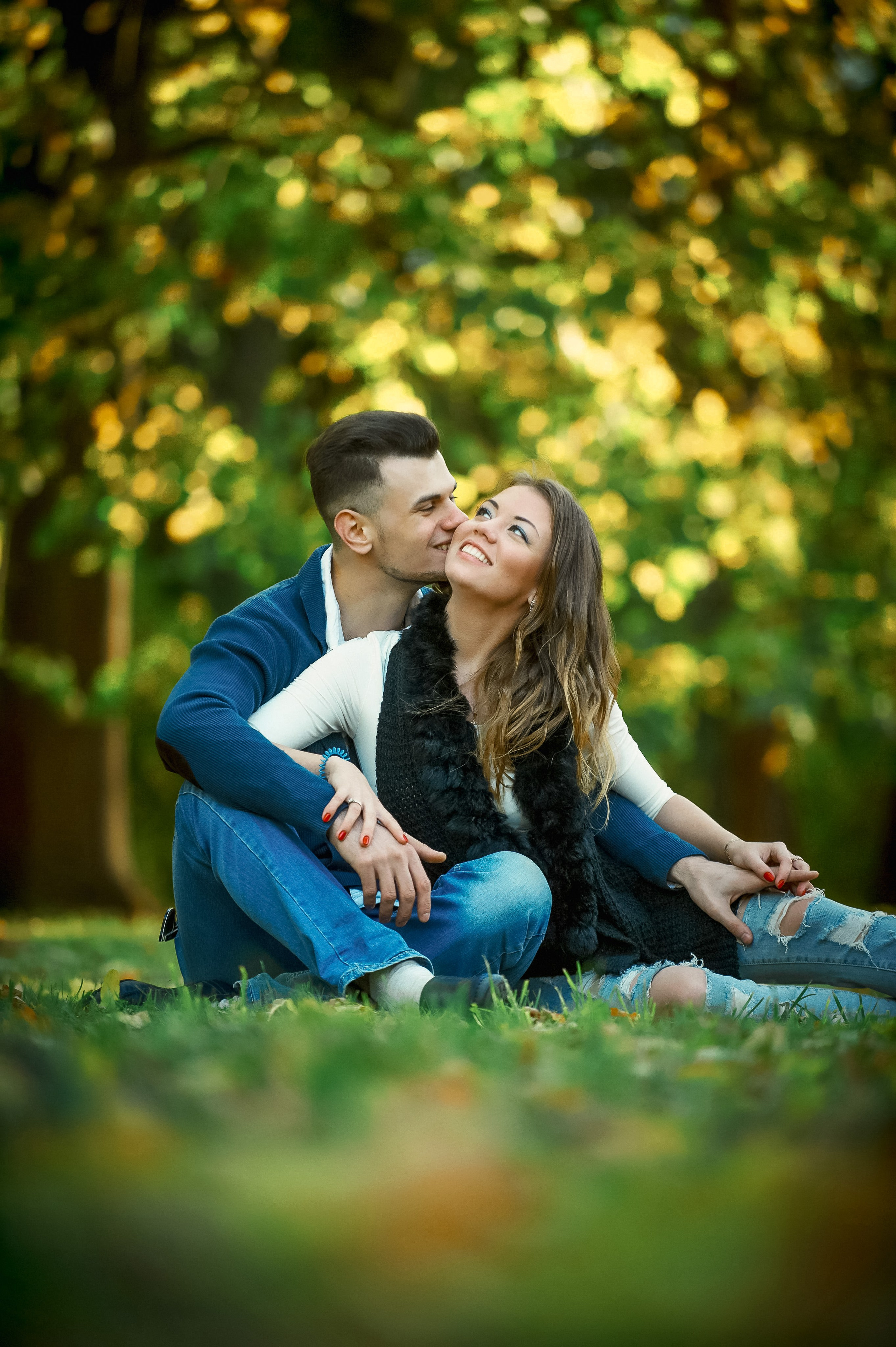 Love story в Пушкине в Екатерининском и Александровском парке. Портретный, семейный и свадебный фотограф в Санкт-Петербурге и в Пушкине Ширяев Денис