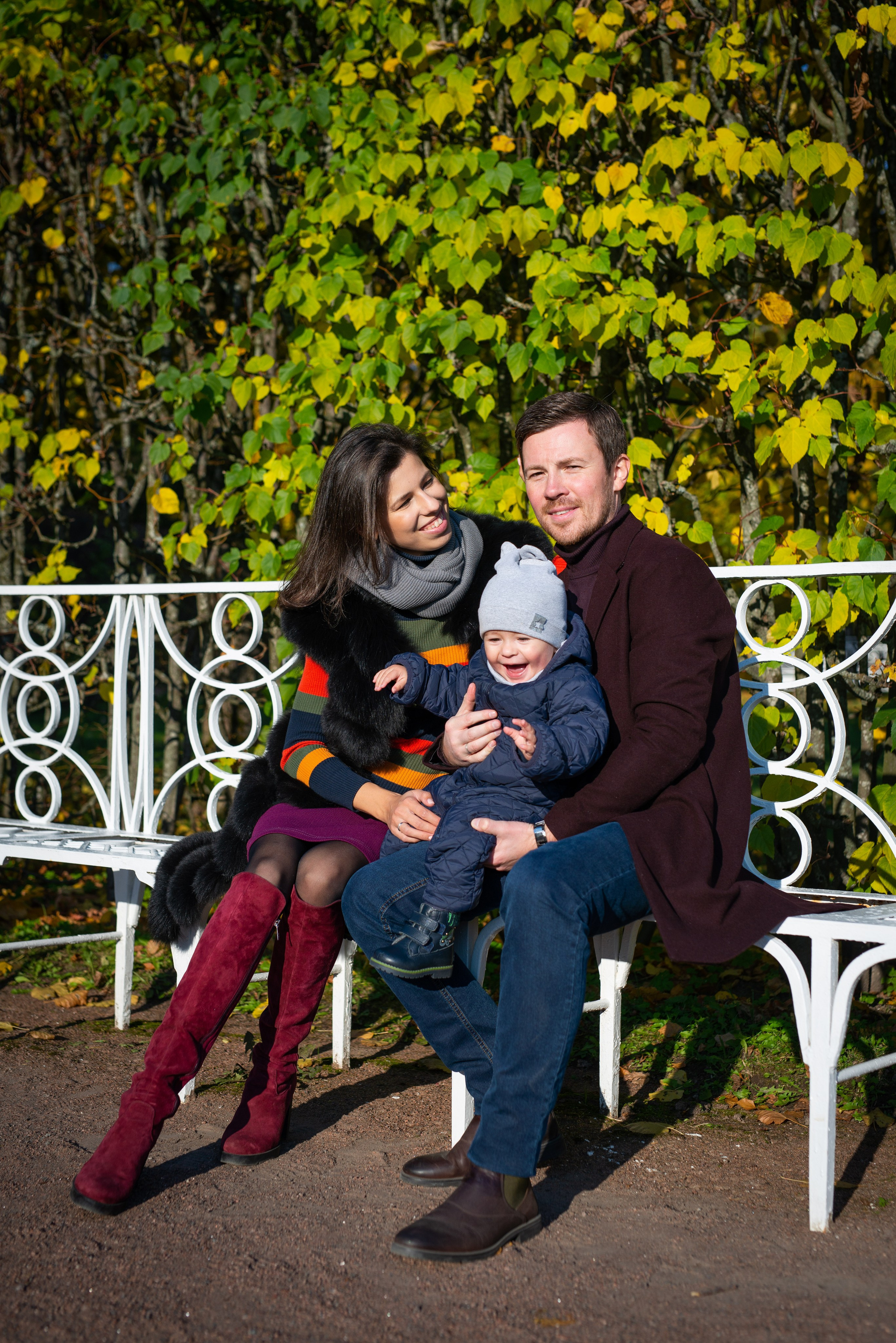Егор, Валерия и Андрей осенняя прогулка. Портретный, семейный и свадебный фотограф в Санкт-Петербурге и в Пушкине Ширяев Денис