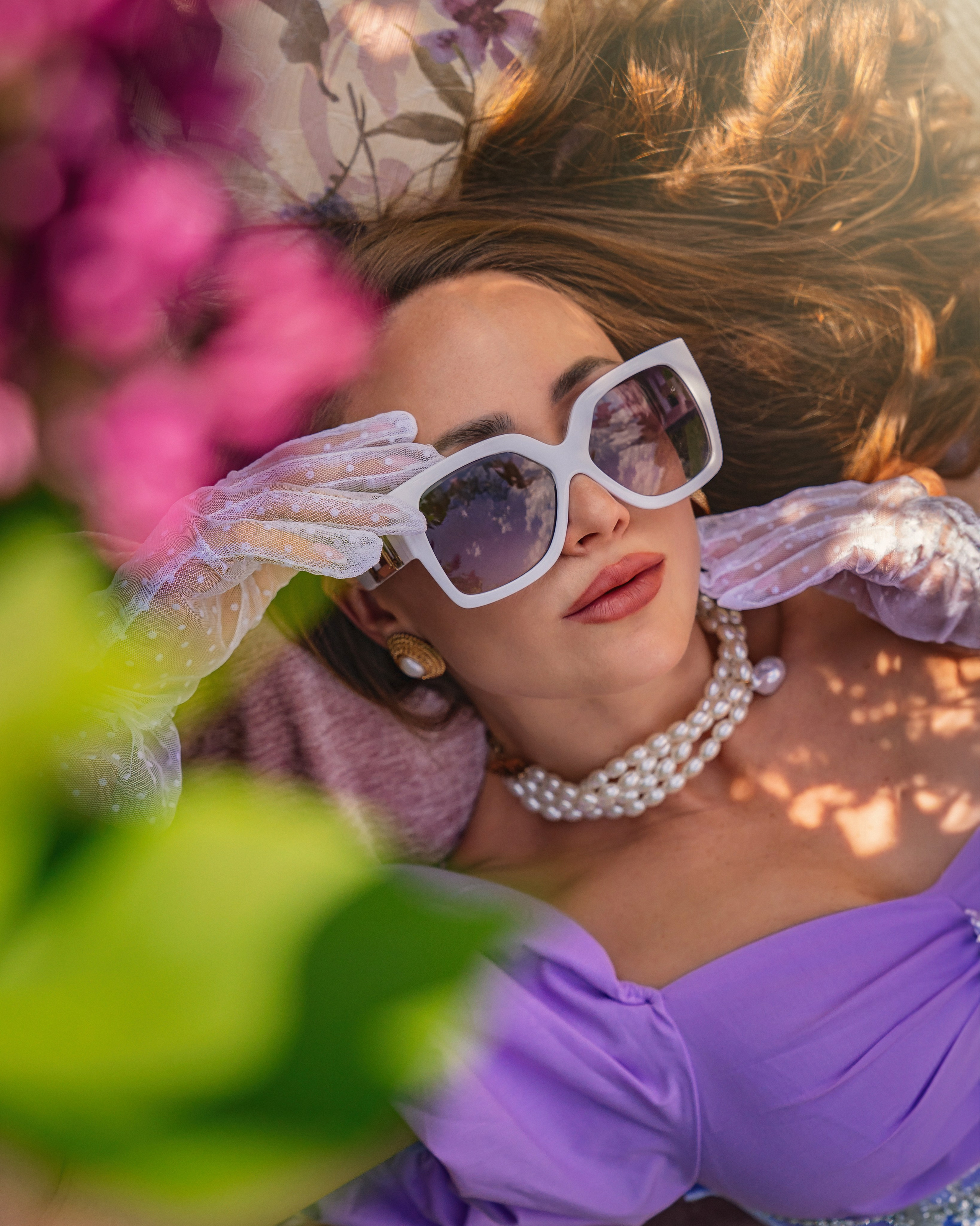 Чаепитие в сиреневом саду. Трубинова Екатерина | Семейный фотограф | Москва