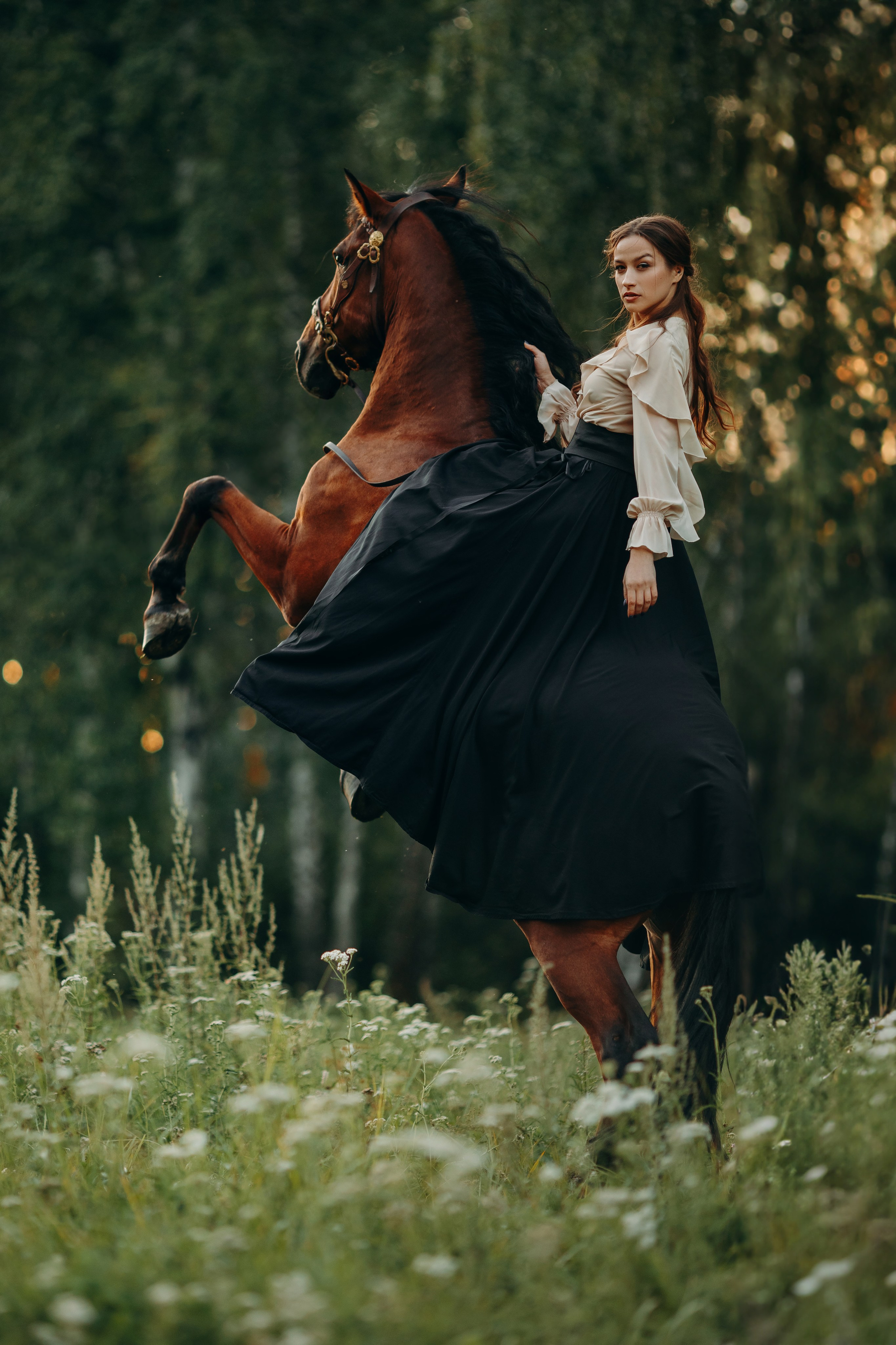 Саша&Настя. Анна Молчанова конный фотограф в Тюмени | фотосессии с лошадьми Тюмень