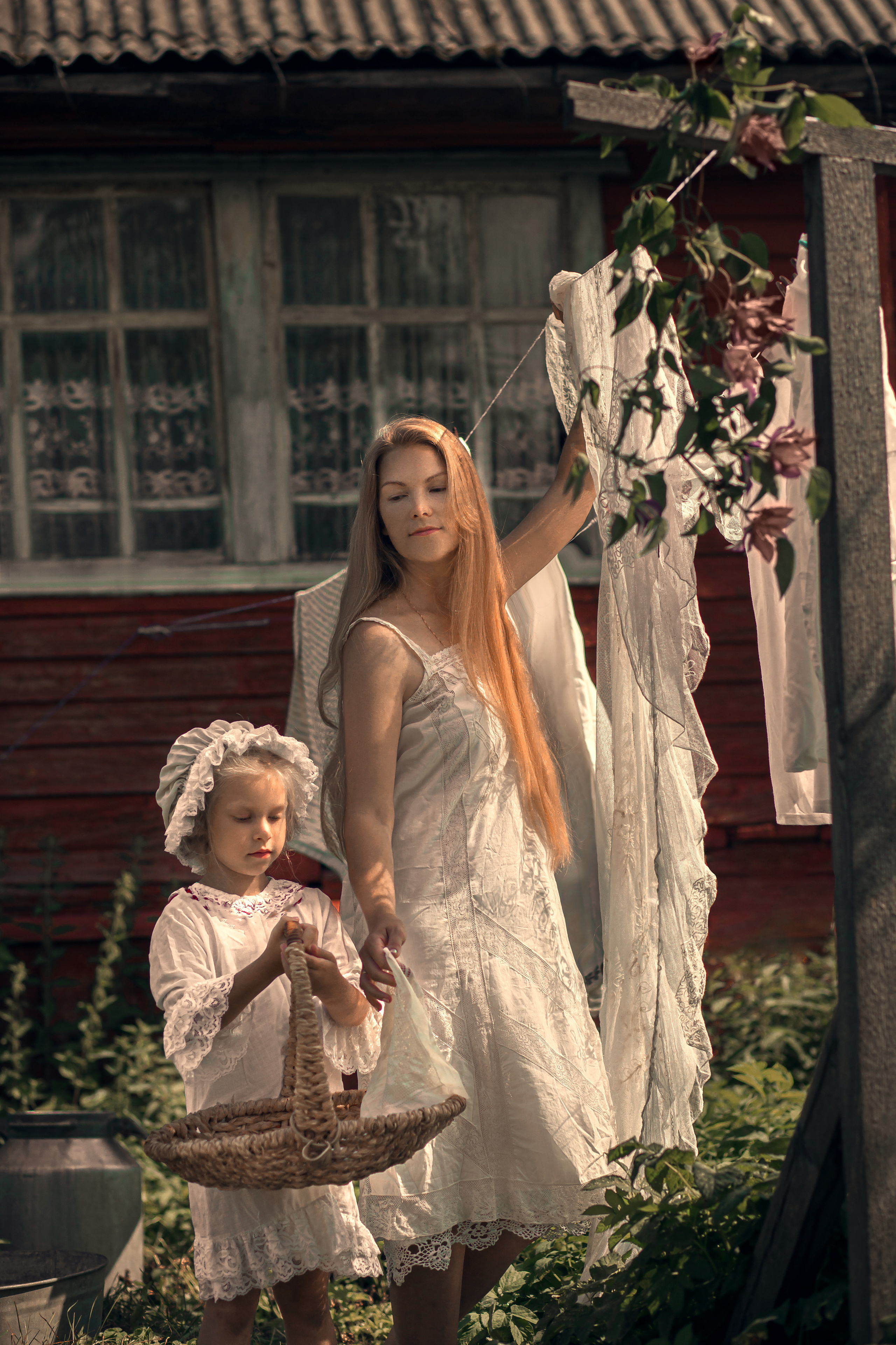 Лето.деревня. Фотограф на крестины