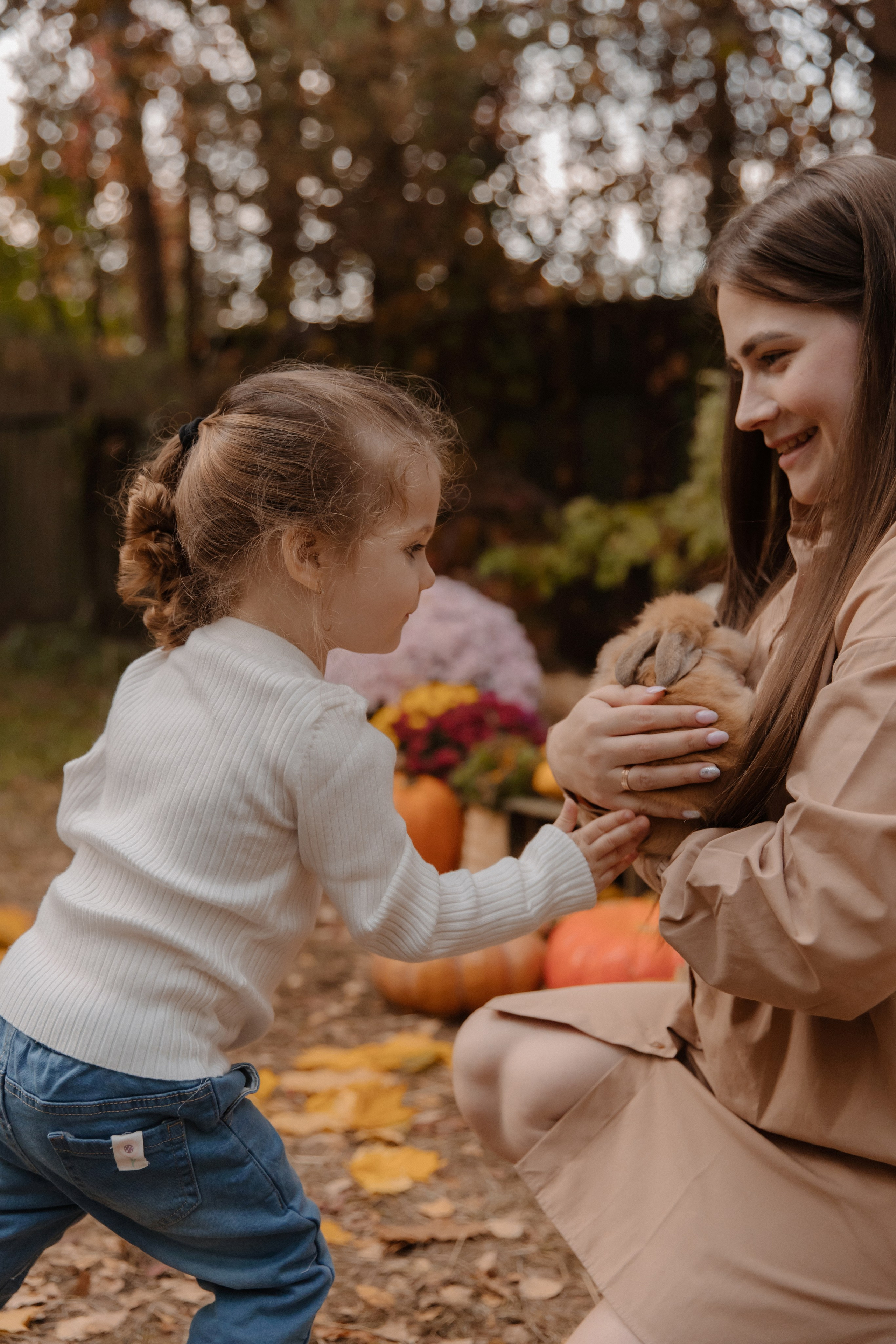 Съемка с кроликами. Семейный и свадебный фотограф в Москве и Зеленограде Пилипенко Юлия