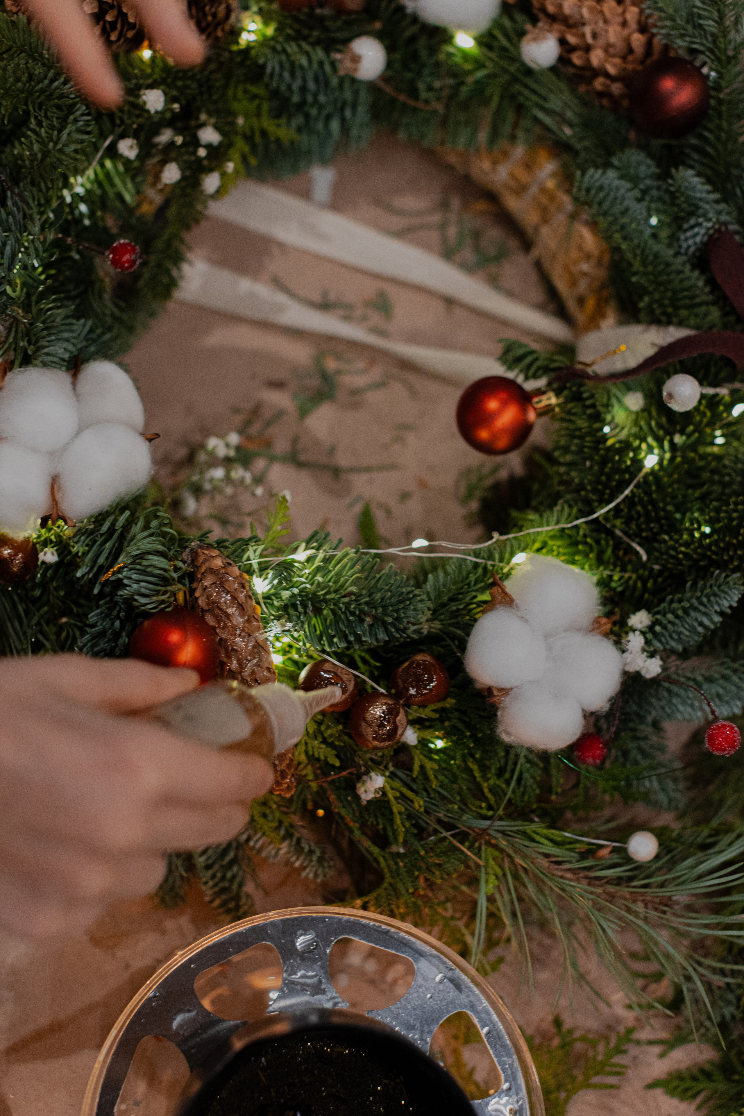 Мк Новогодний Венок. Анастасия Ракчеева Художник