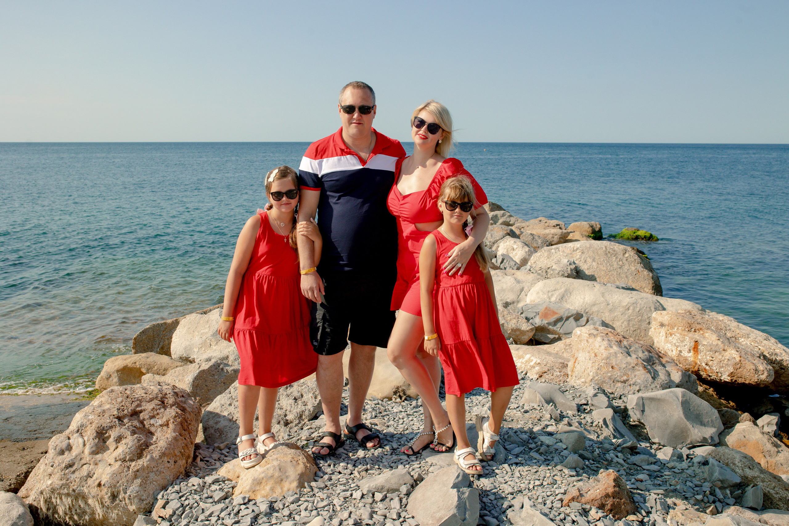 Марина, Сергей, Наст и Ксюша. Фотограф в Геленджике, Архипо-Осиповке, Абрау-Дюрсо, Кринице Виктория