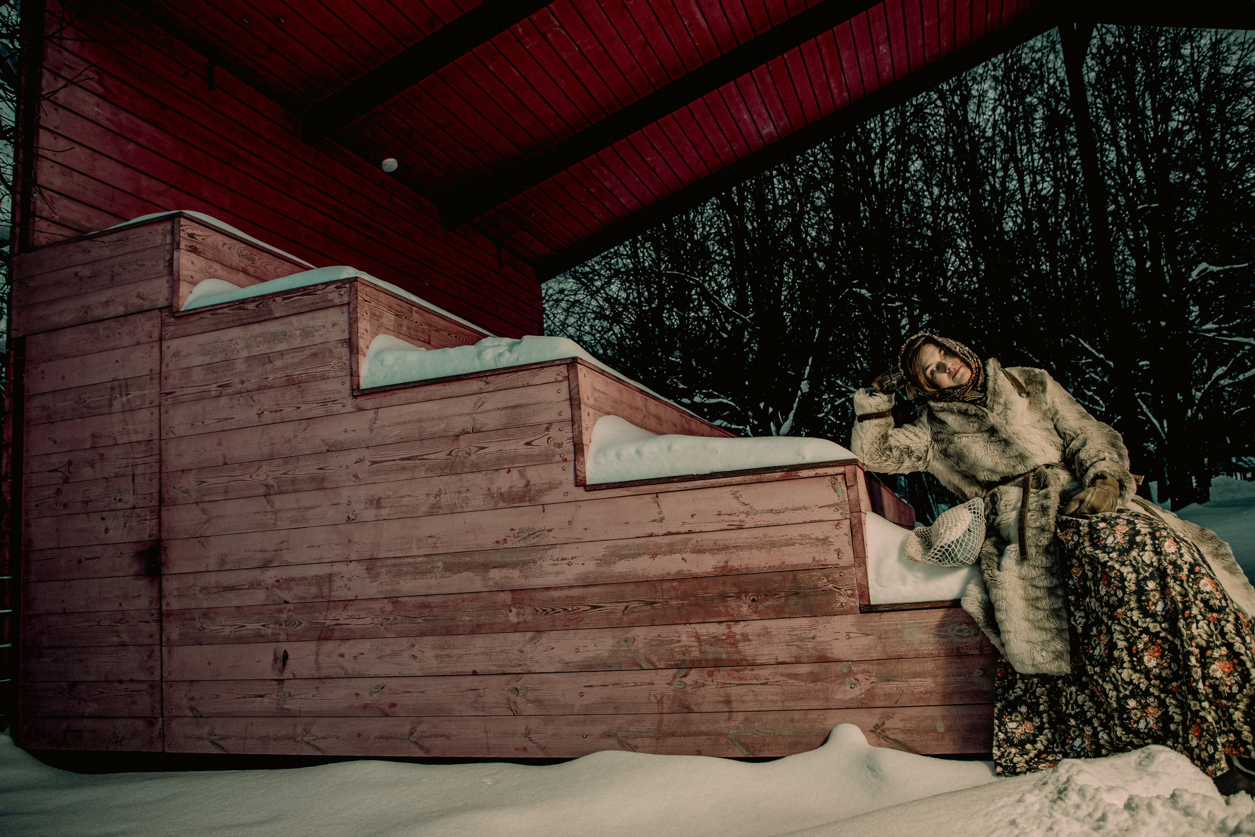 Лицо и снег. Фотограф в Москве портреты | репортажи | спорт
