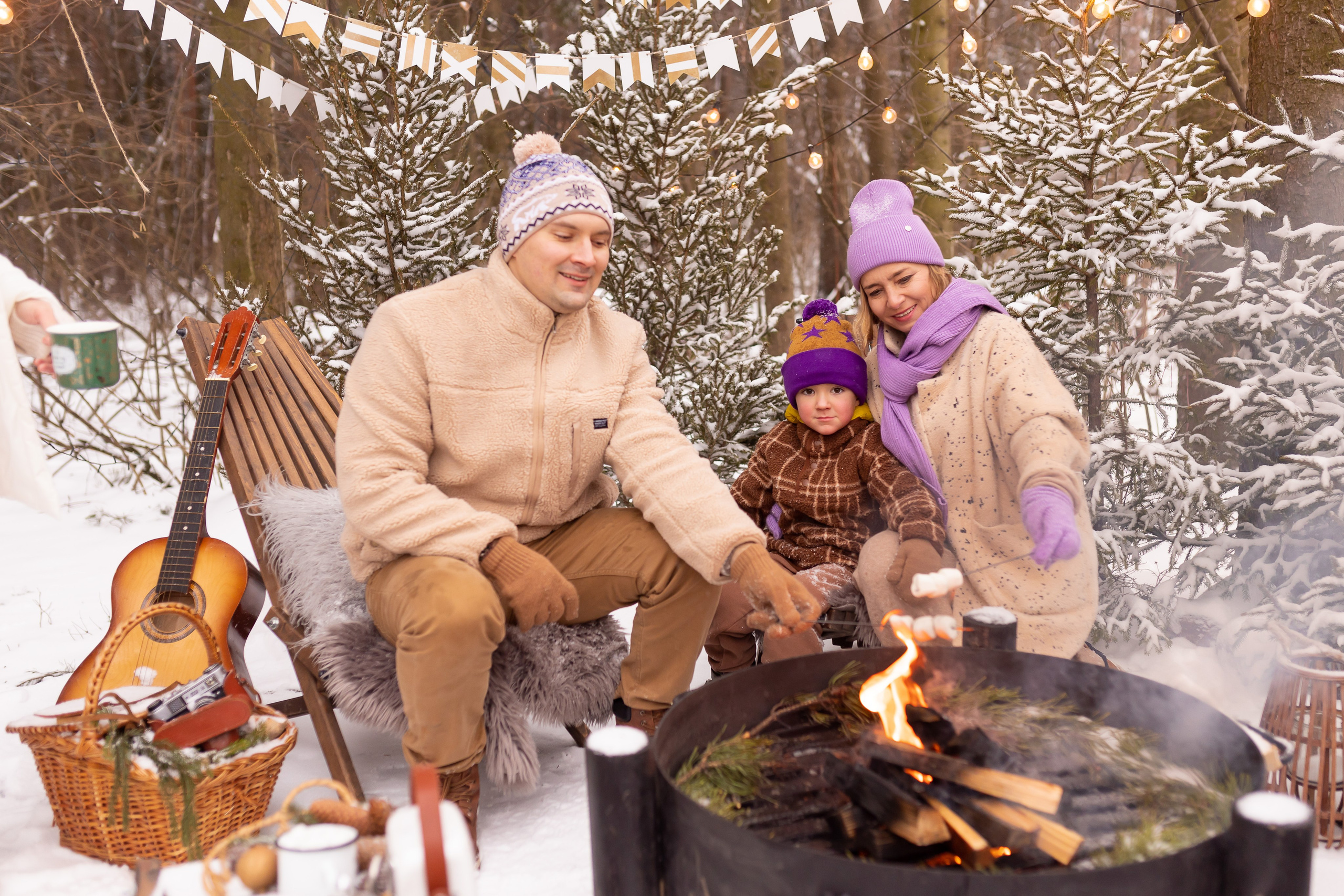 Первый снег в Декабре 2024. Семейный и детский фотограф в городе Подолск МО Крылова Ирина