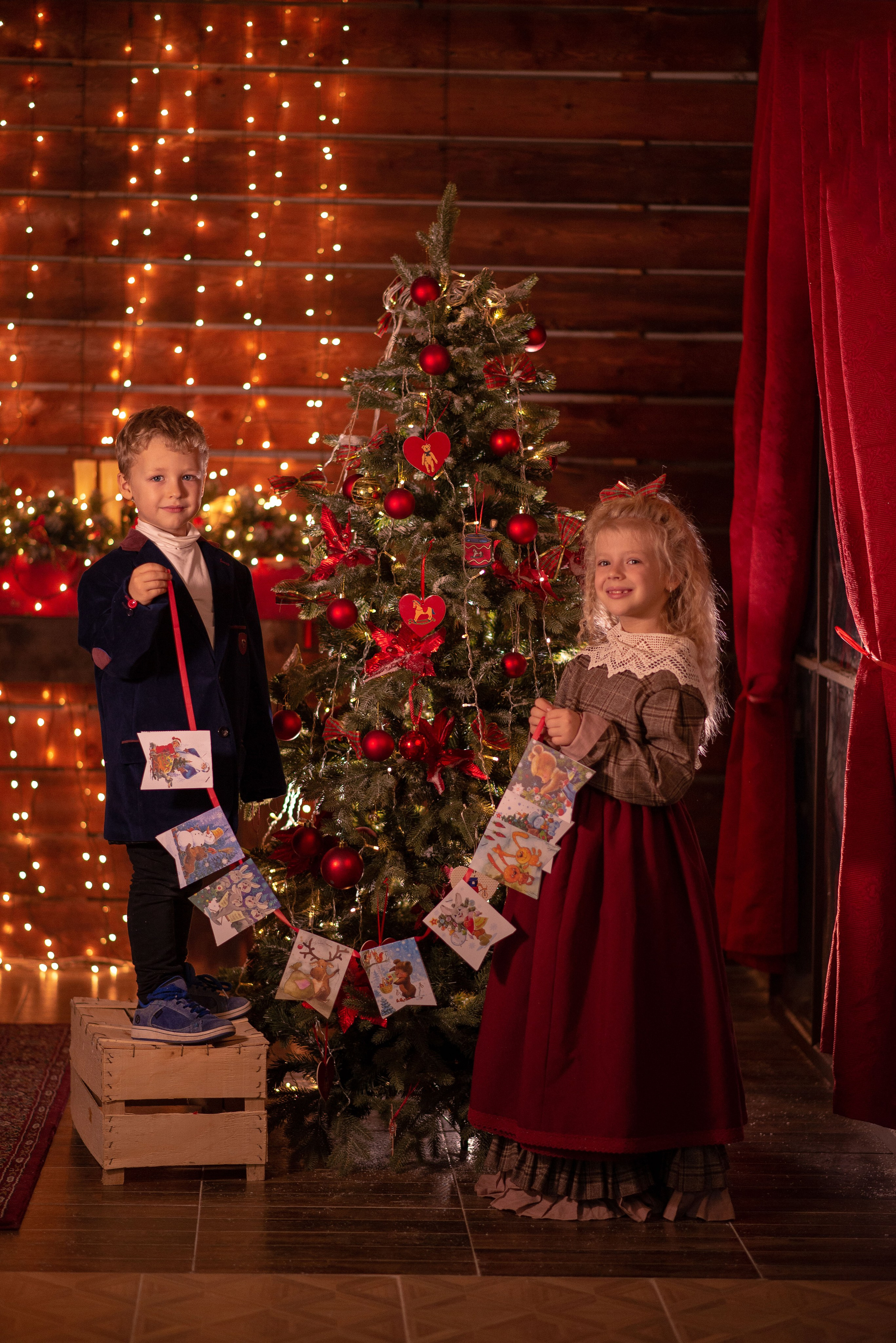 Новогодние студийные съемки. Семейный и детский фотограф Анапа