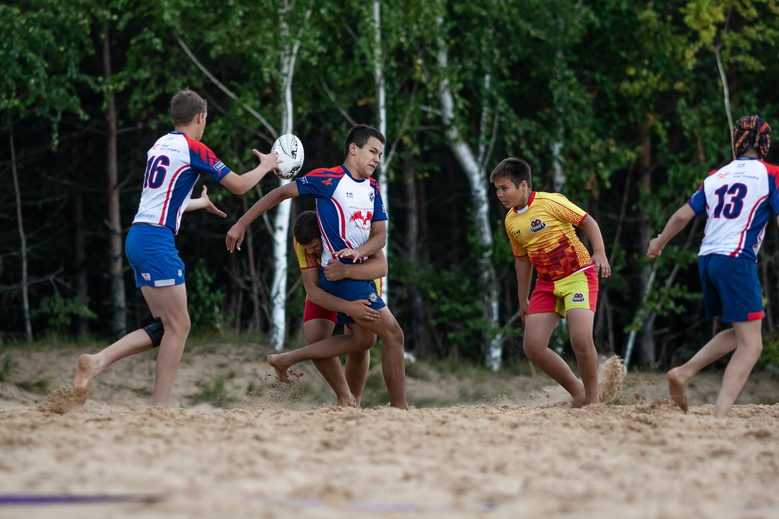 «Кубок «Молота» по пляжному Регби. Фотография