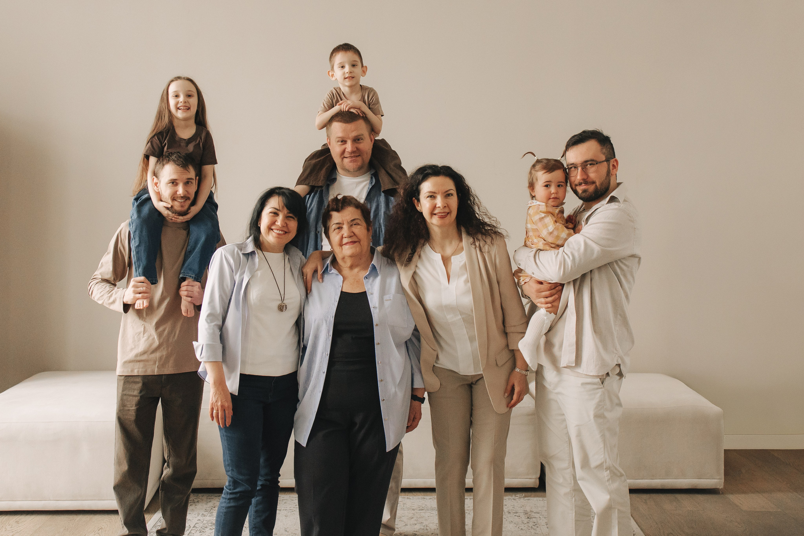 Большая семья. Семейный фотограф Москва Наталия Осьмакова