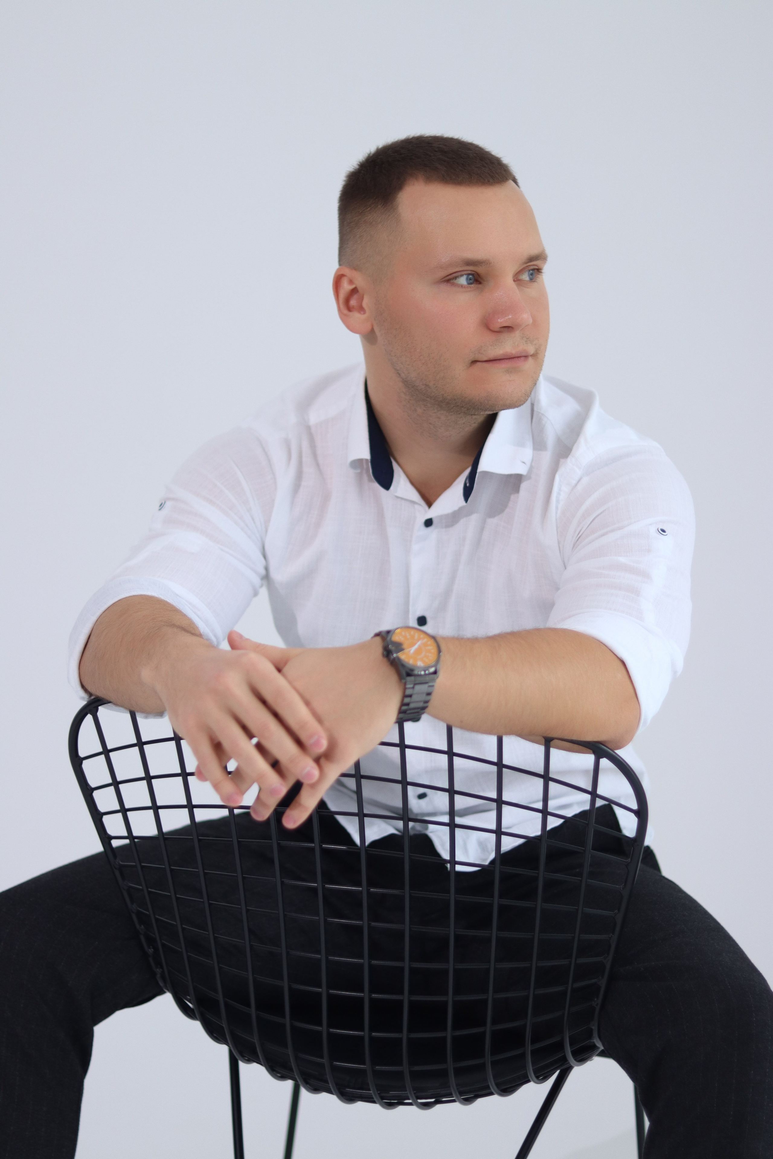 Фотосьёмка для Витали в студии. Фотограф Самара Лена Мандарин