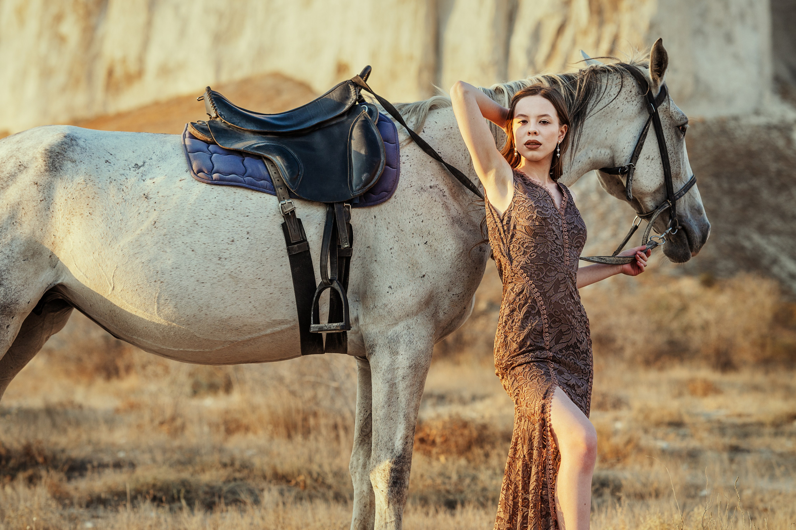 Белая Скала, фотосессия с лошадями. Выездные фотосессии по Крыму. Фотограф Ольга Топоривская.