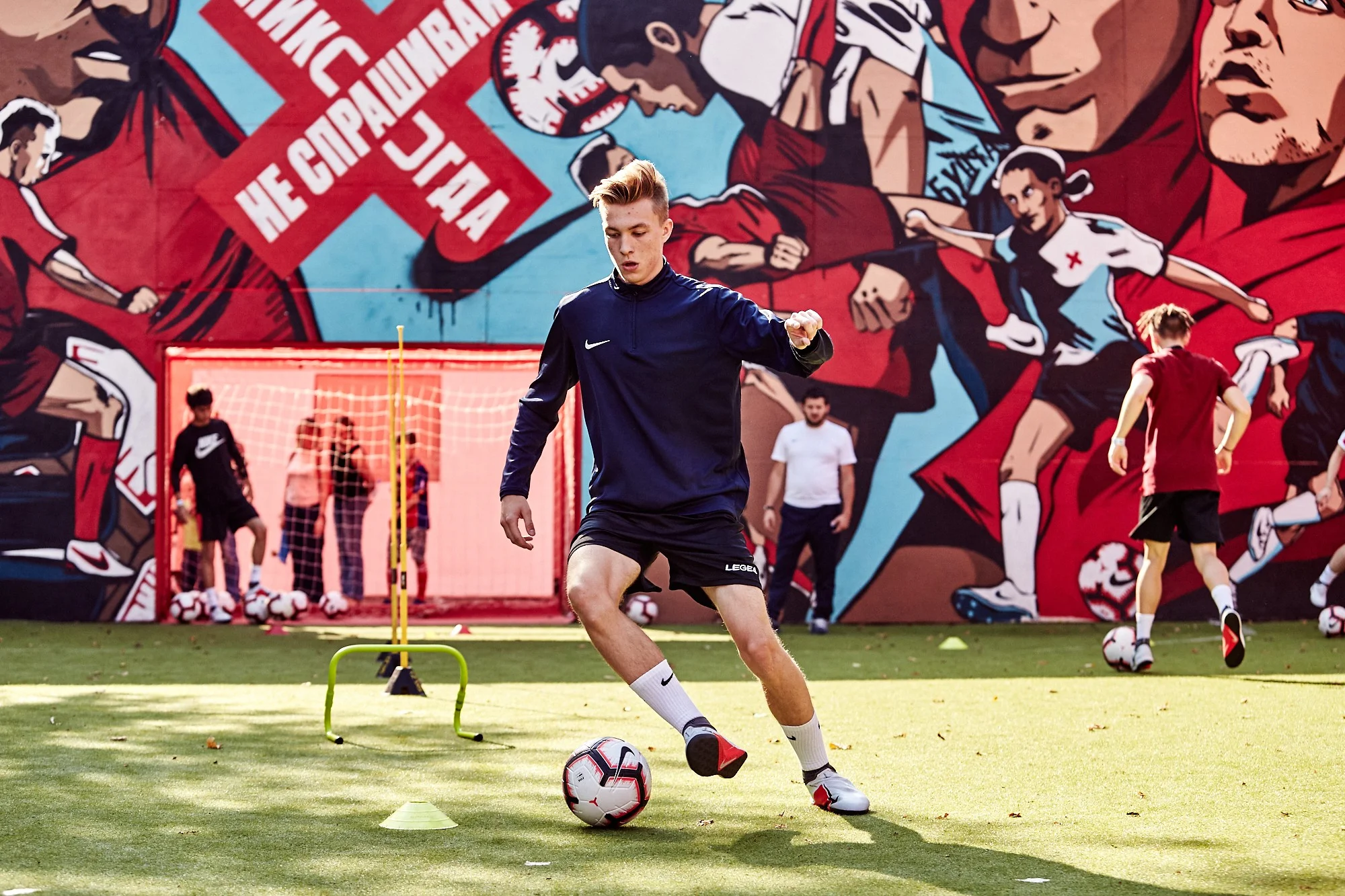 Nike Phantom campaign. Спортивный и бизнес фотограф Арсений Голышкин